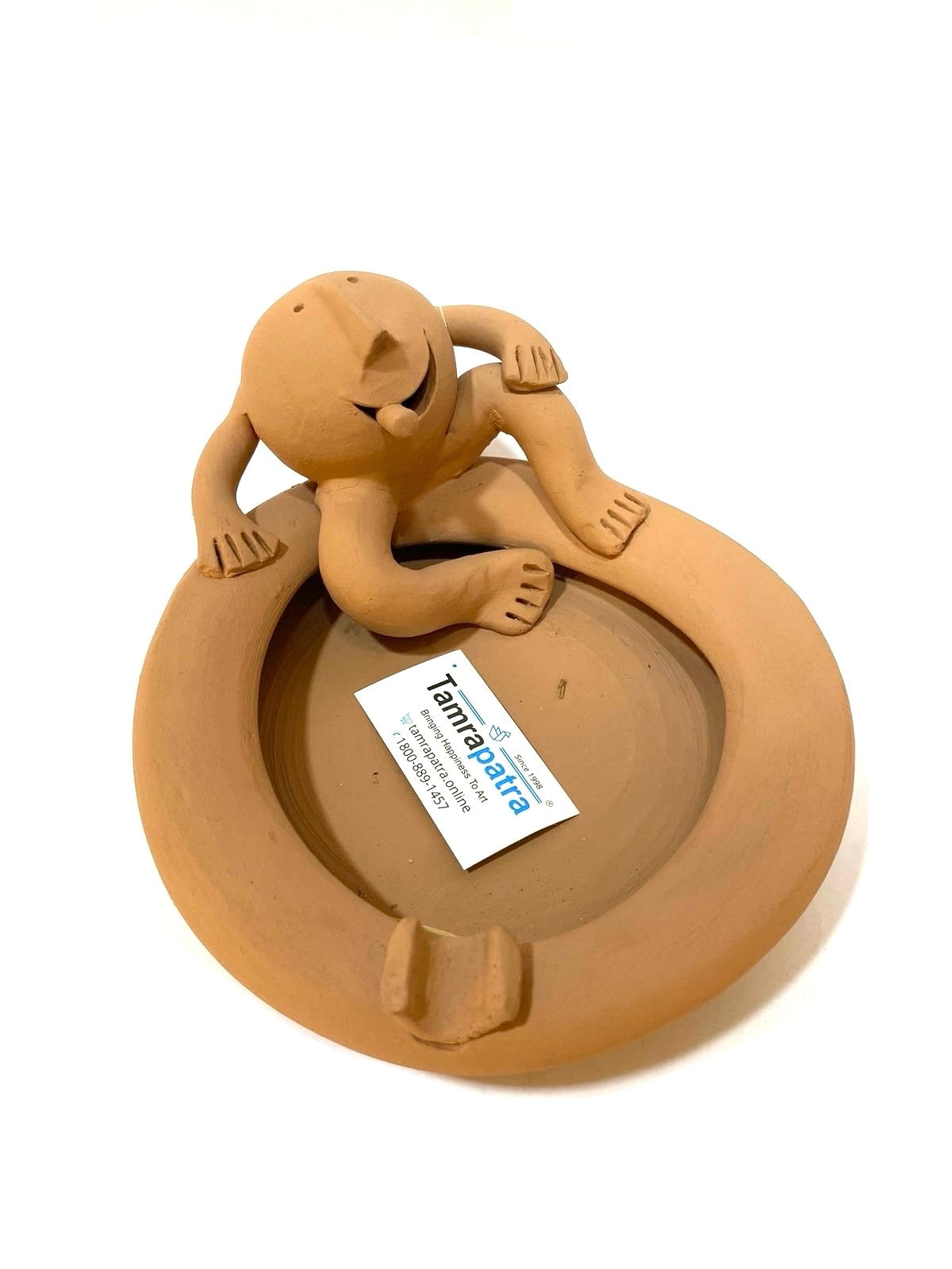 Clay Man Figures In Bath Pool Noteworthy Light Shades Handmade Only At Tamrapatra - Tamrapatra