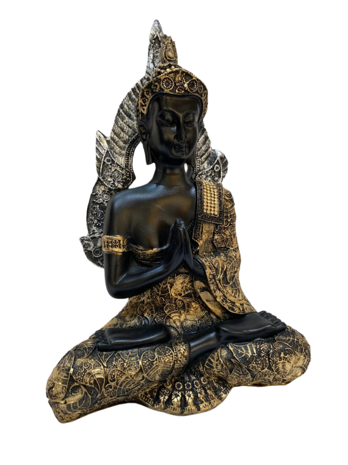 Leaf Style Buddha Face Art Resin Crafts Excellence Spiritual Collectible Tamrapatra