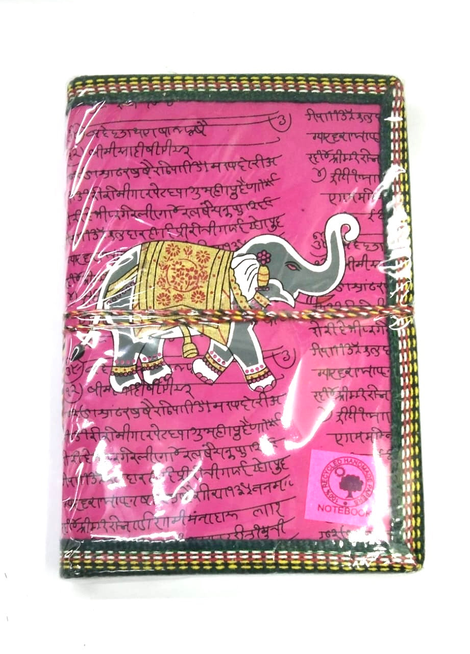 Various Design & Shades Diary In M Size Handcrafted Recycled Paper By Tamrapatra