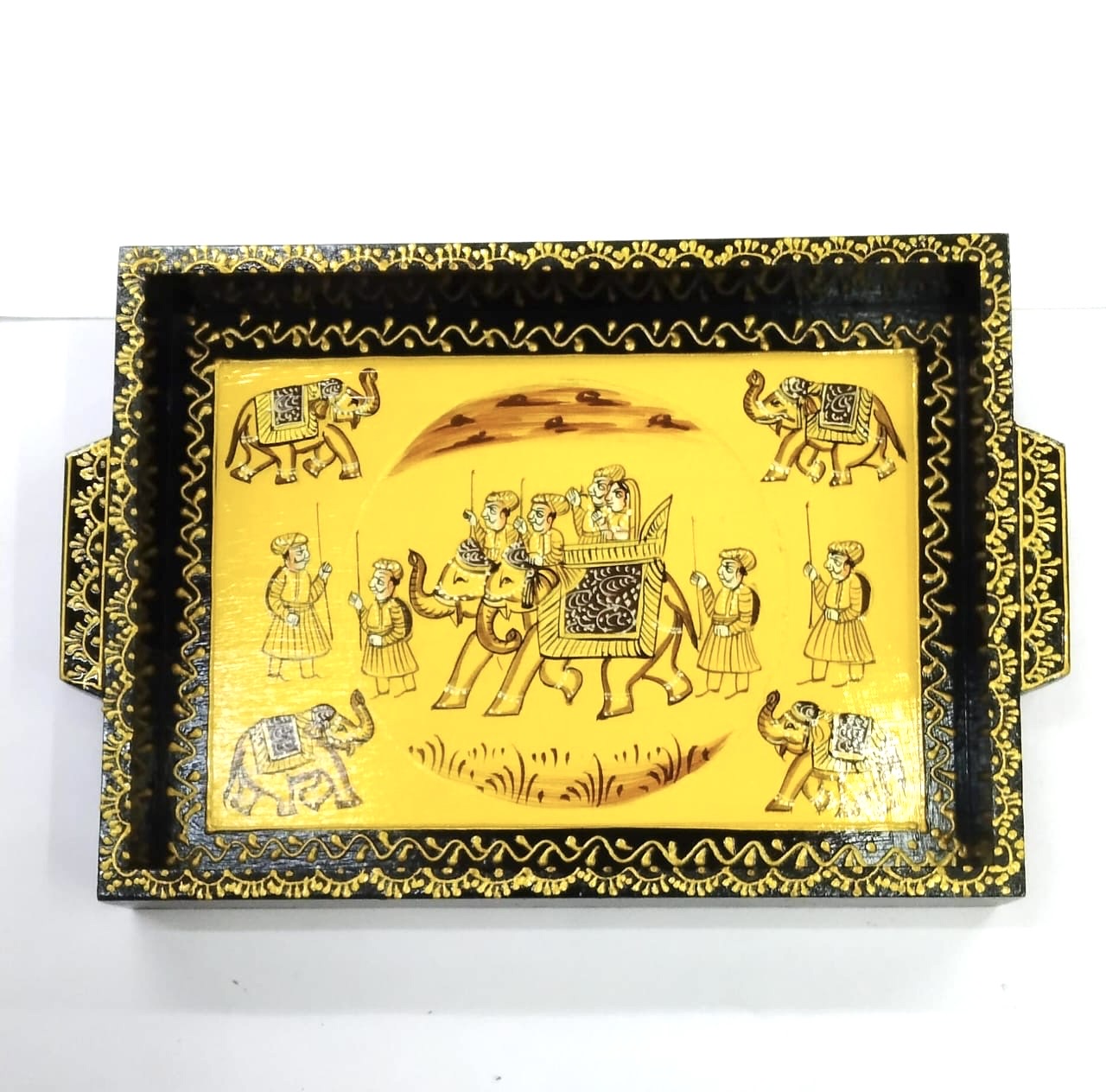 Royal Tray Series Hand Painted & Crafted With Precision Various Designs By Tamrapatra - Tamrapatra