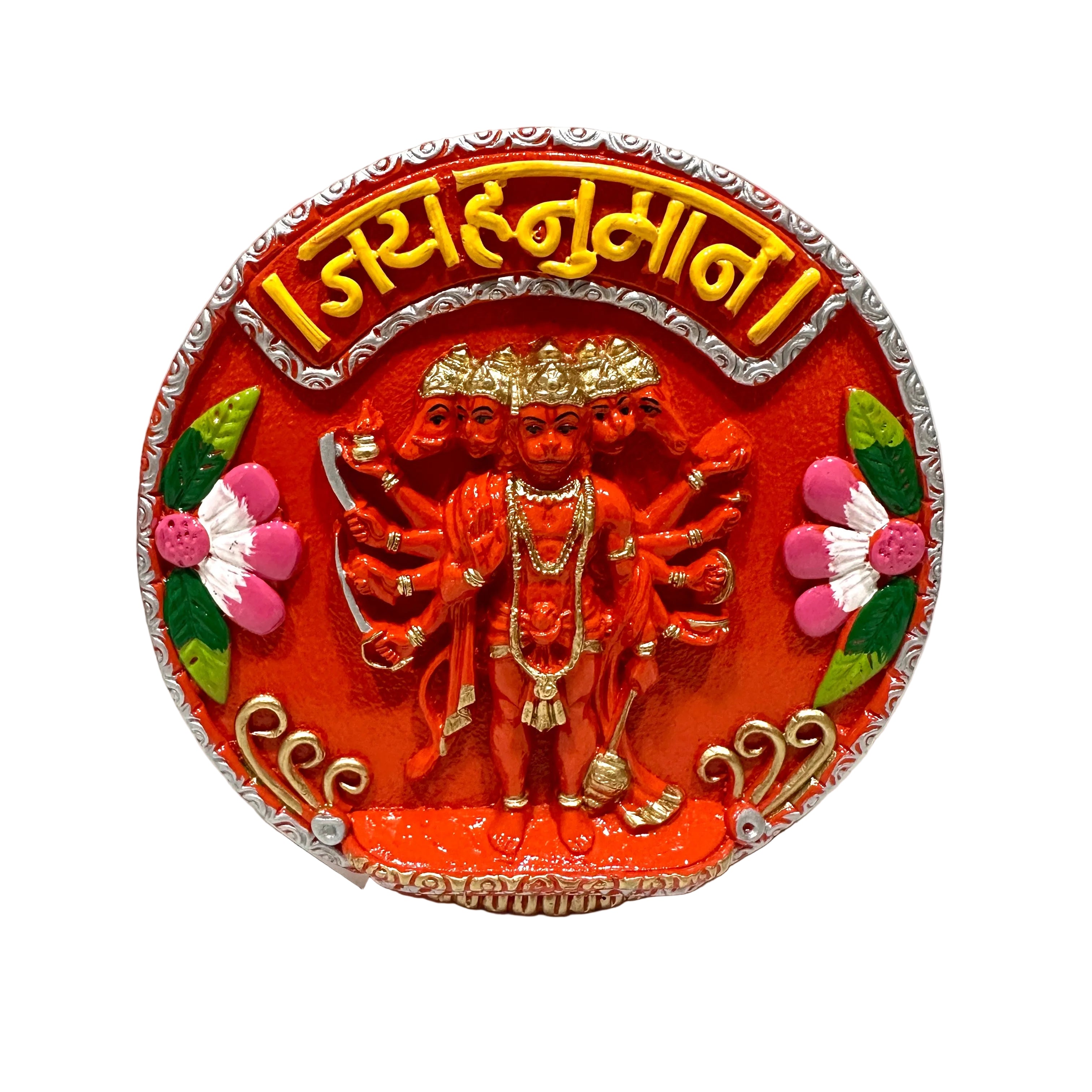 Hanuman Deity Wall Hanging Hand Painted Entrance Decor Ideas By Tamrapatra - Tamrapatra