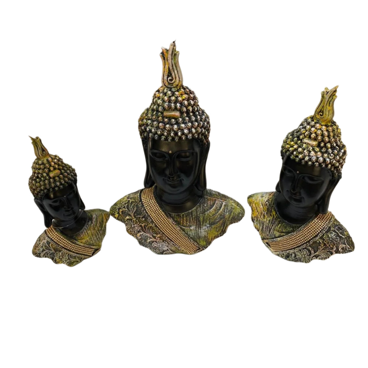 Buddha Bust Sculpture Face Spiritual Collection Extraordinary From Tamrapatra