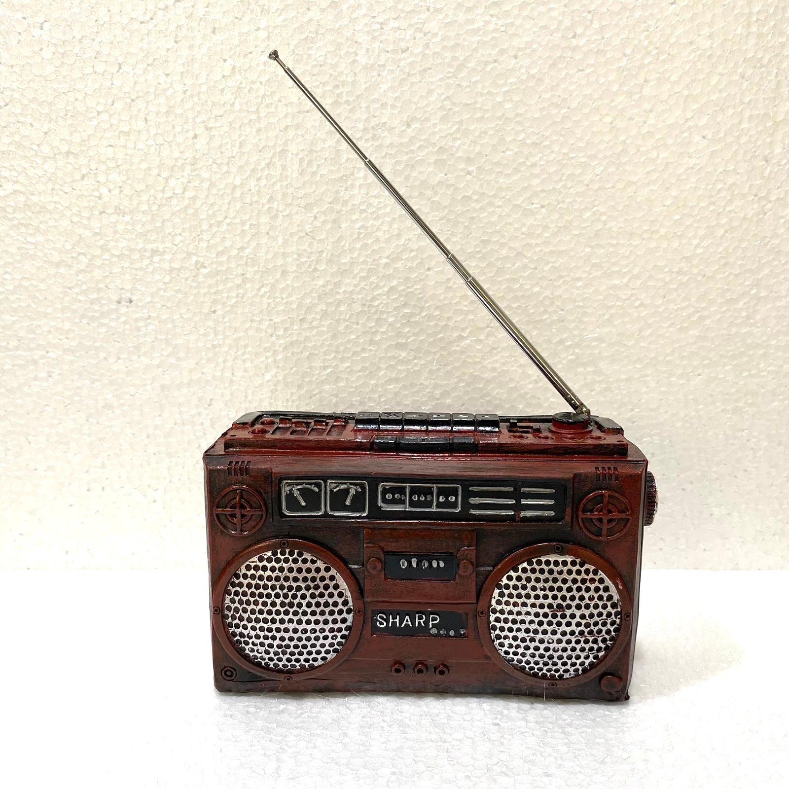 Vintage Replica Of Radio Telephone Sewing Machine Hand Crafted By Tamrapatra