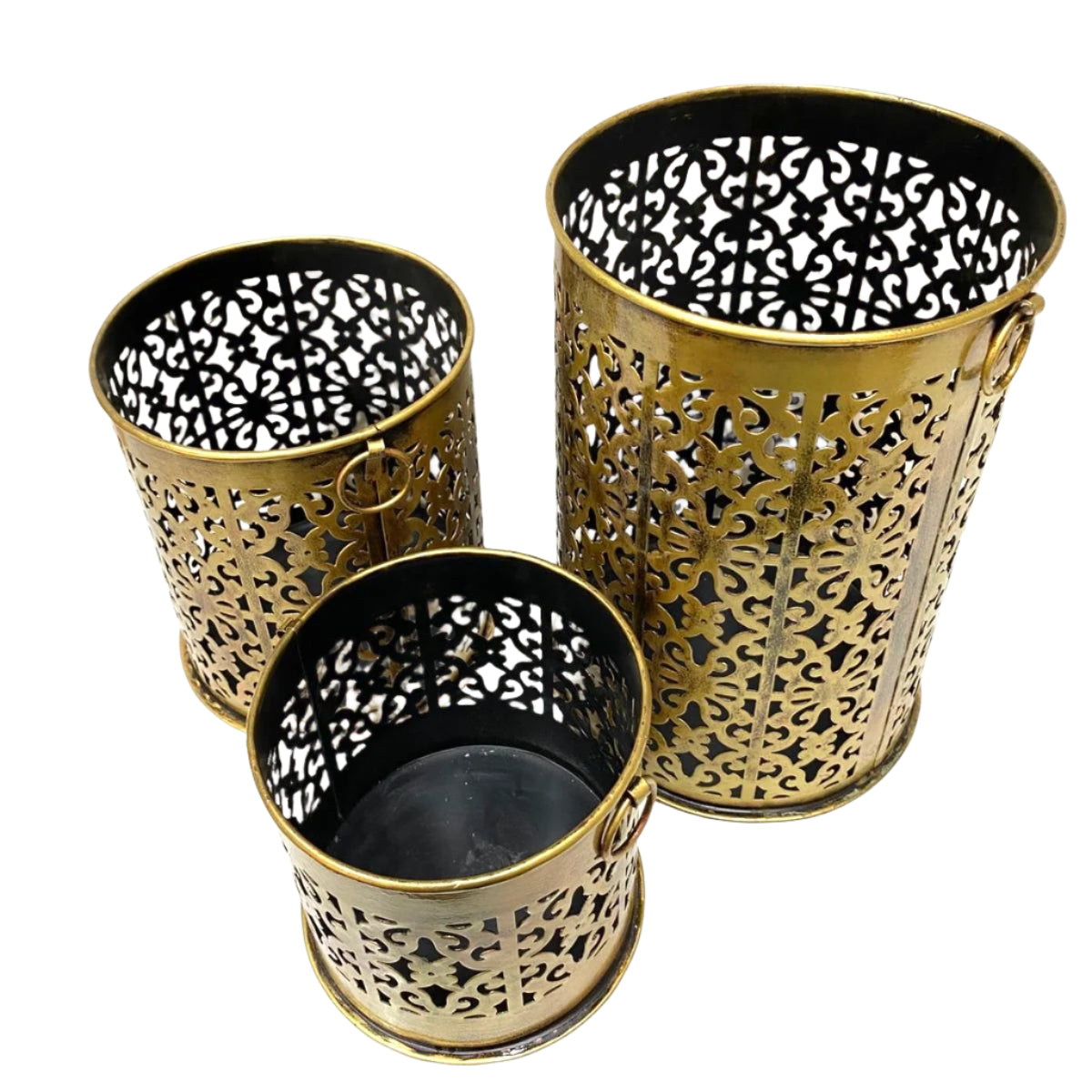 Metal Cutwork Multipurpose Candle Magazine Planter Lightings From Tamrapatra - Tamrapatra