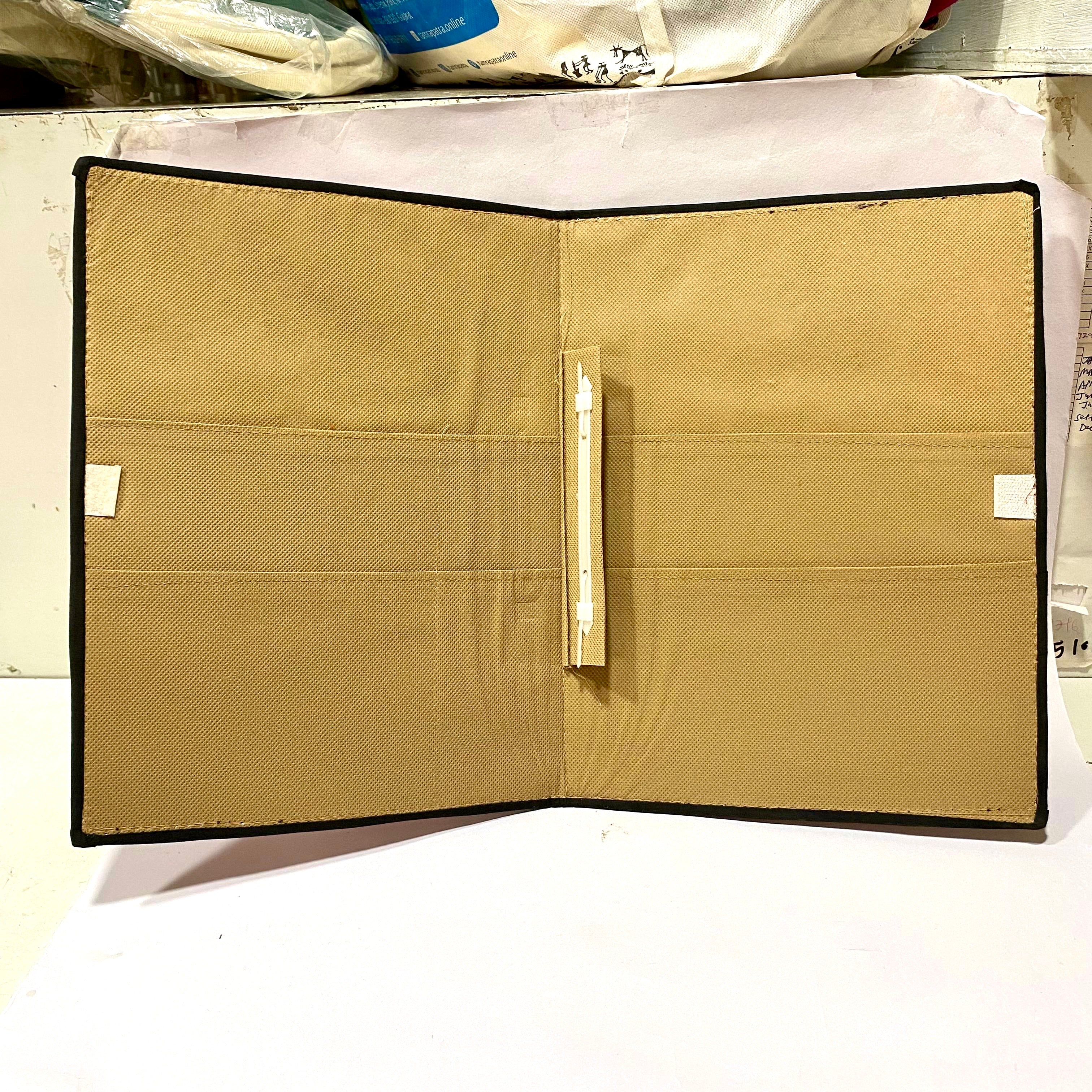 Embroidery Handmade Files To Store Documents Ethnic Collection By Tamrapatra