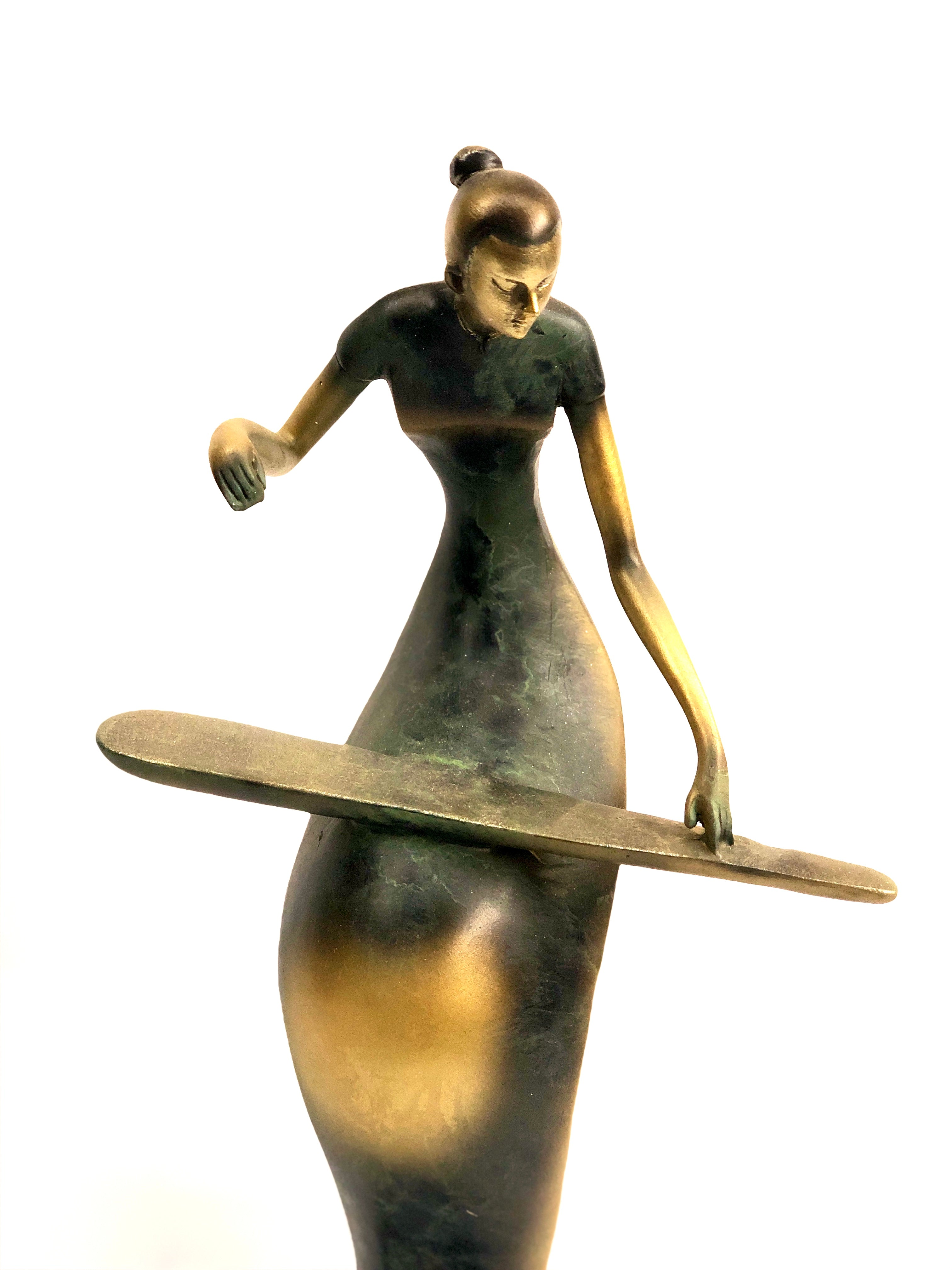 Exclusive Girl Series Modern Resin Sculpture With Musice Theme By Tamrapatra