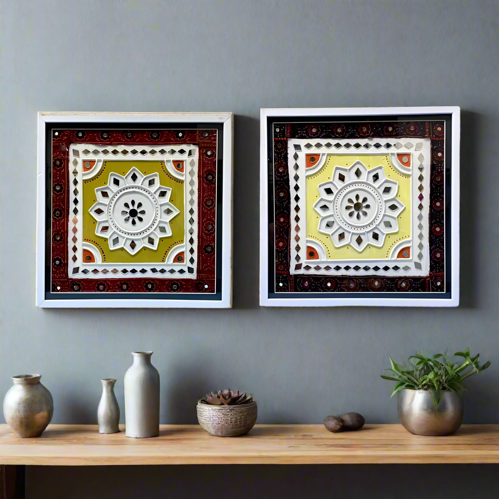 Lippan Art Frames Mud Work Hanging Traditional With New Designs By Tamrapatra
