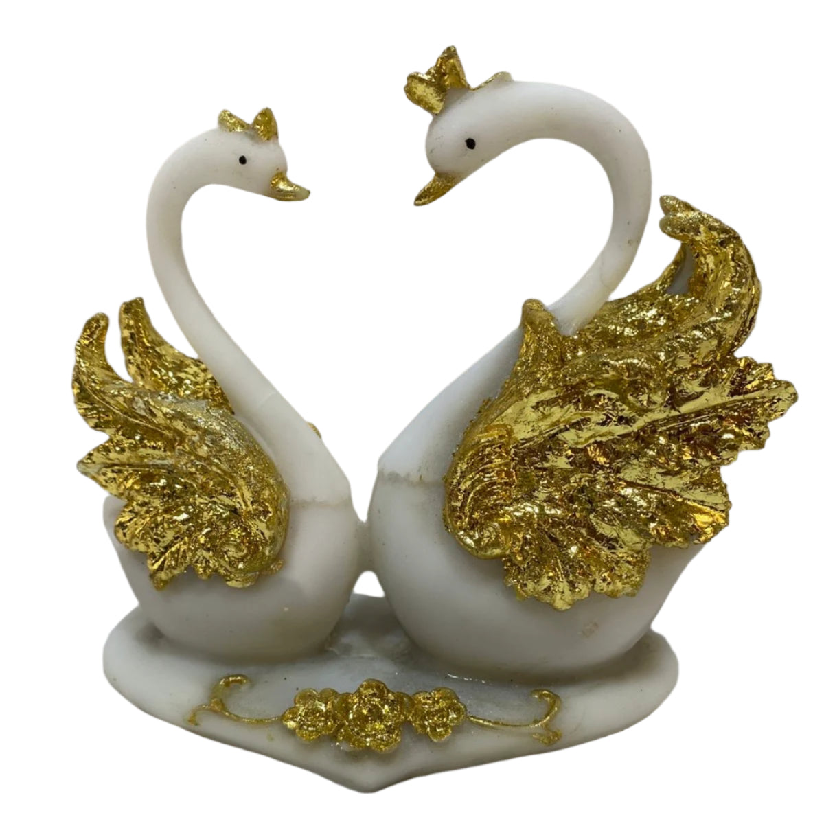 Love Birds Swan Pair Resin Art Home Decor Showpiece New Models By Tamrapatra