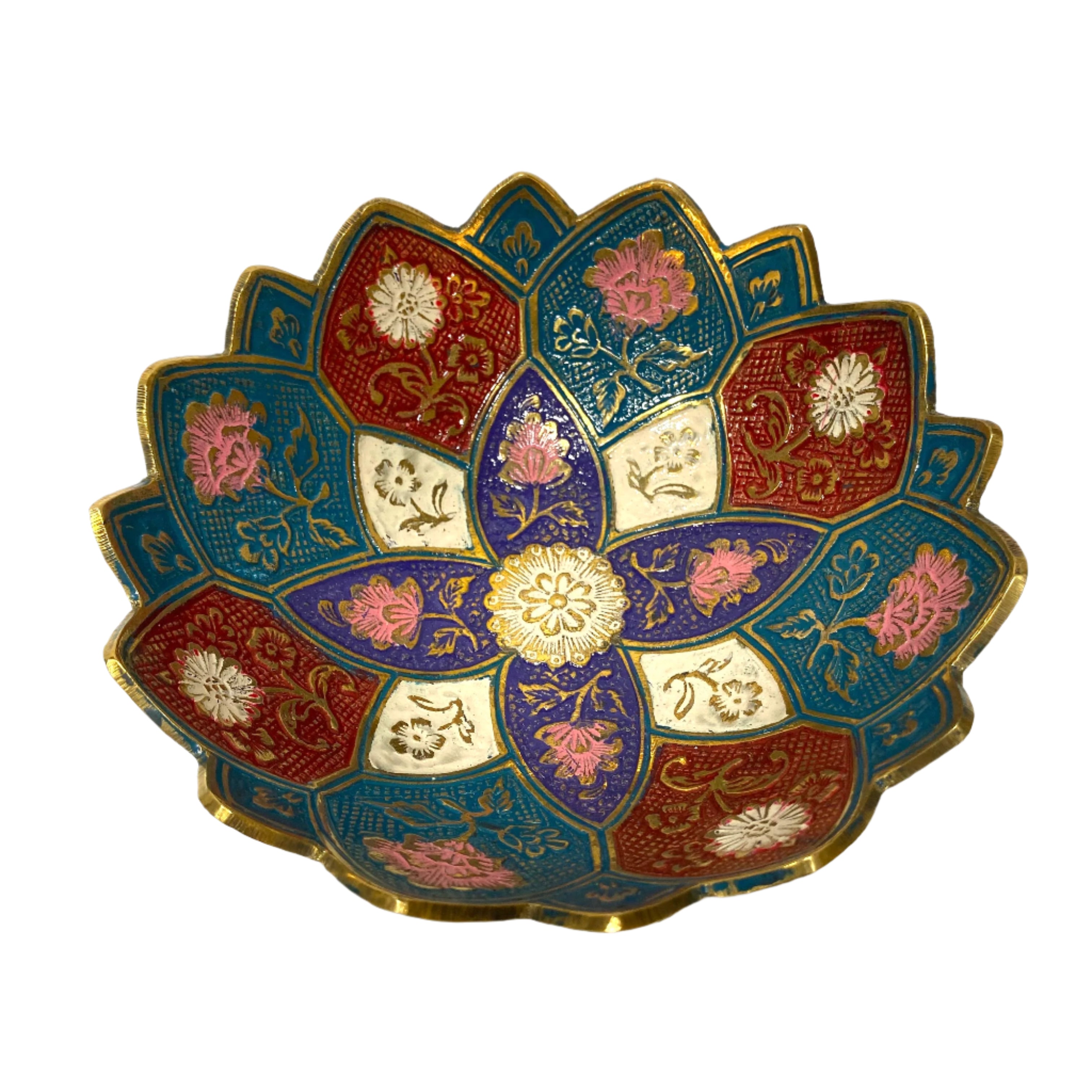 Brass Inlay Artwork For Serving Multipurpose Bowls Royal Touch By Tamrapatra