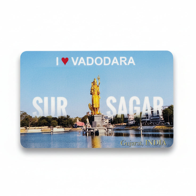 Magnets Souvenir Indian Art Designs In Vadodara City Gujarat India Art From Tamrapatra - Tamrapatra