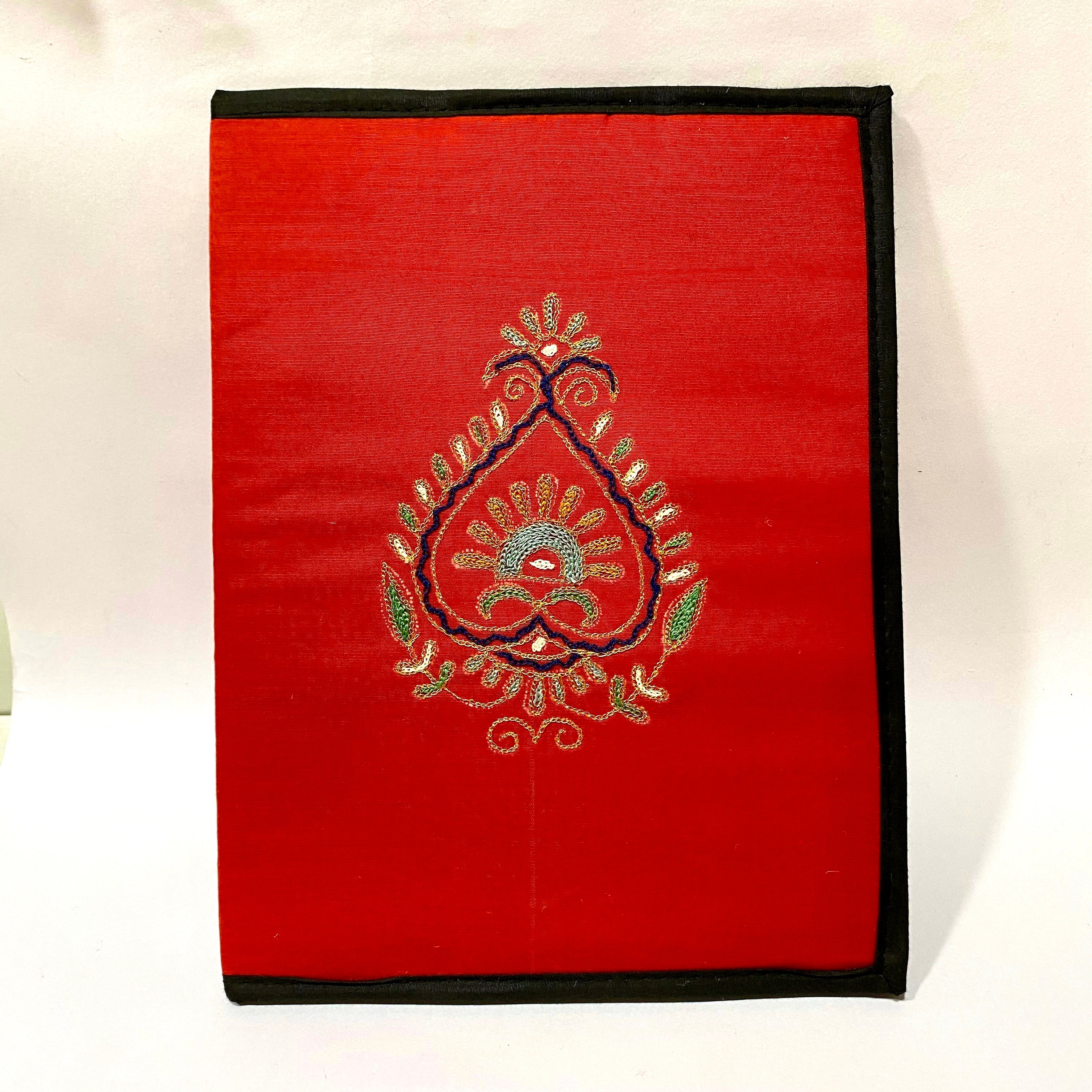 Embroidery Handmade Files To Store Documents Ethnic Collection By Tamrapatra
