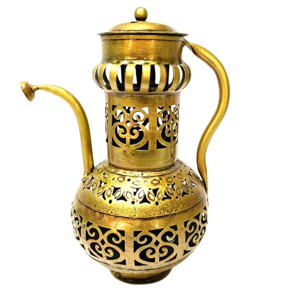 Surai Light Holder Festival Vintage Decoration On Metal Handmade From Tamrapatra - Tamrapatra