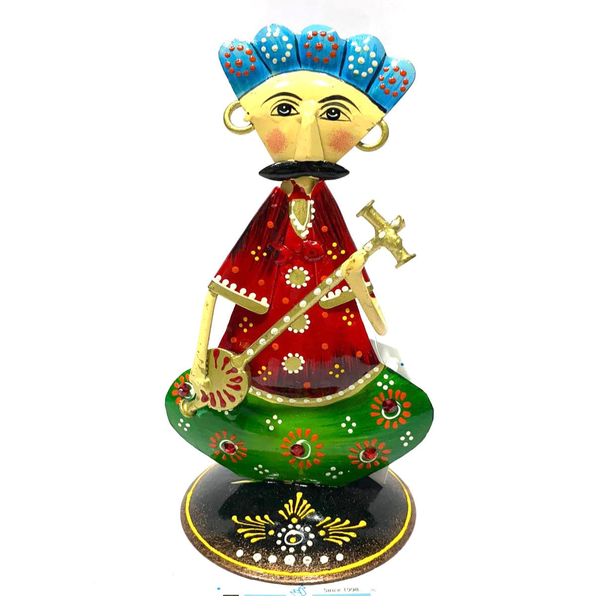 Rajasthani Musician Handcrafted & Eccentric Metal Exhibit From Tamrapatra - Tamrapatra