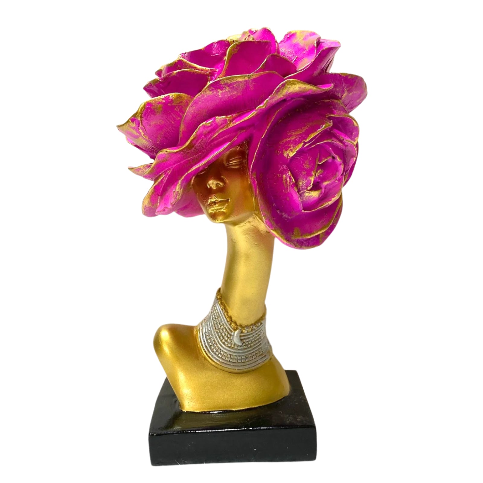 Lady In Pink Hair Gold Shades Interior Design Modern Art Exclusive By Tamrapatra