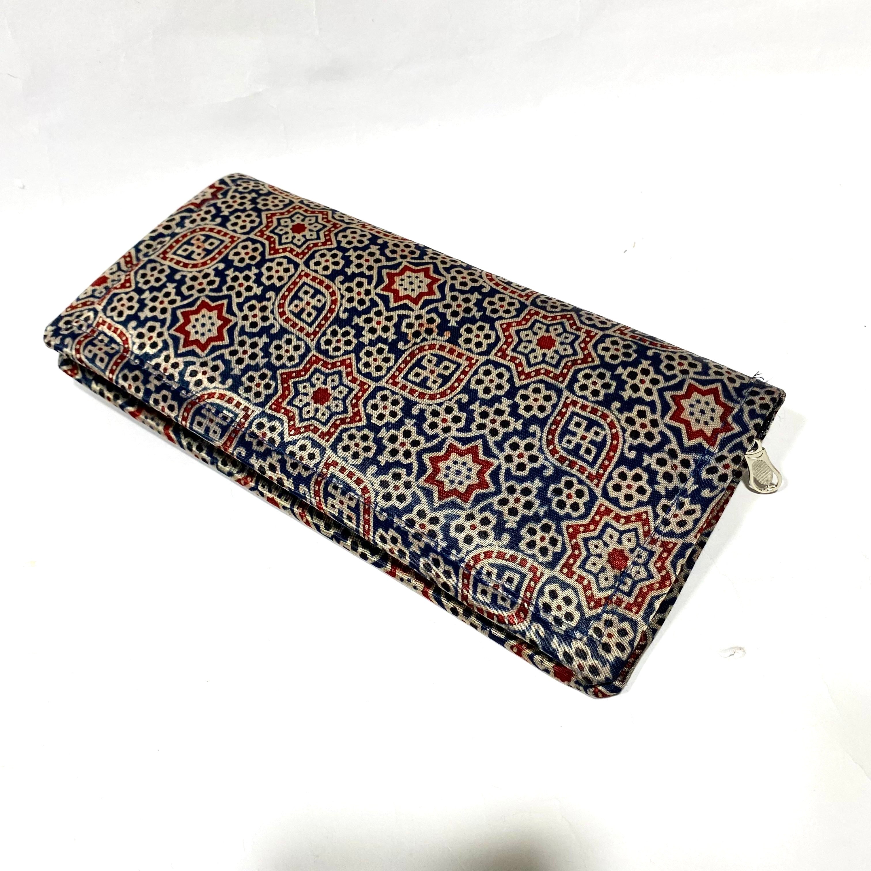 Traditional Indian Print On Purse Clutch For Keeping Your Valuables By Tamrapatra