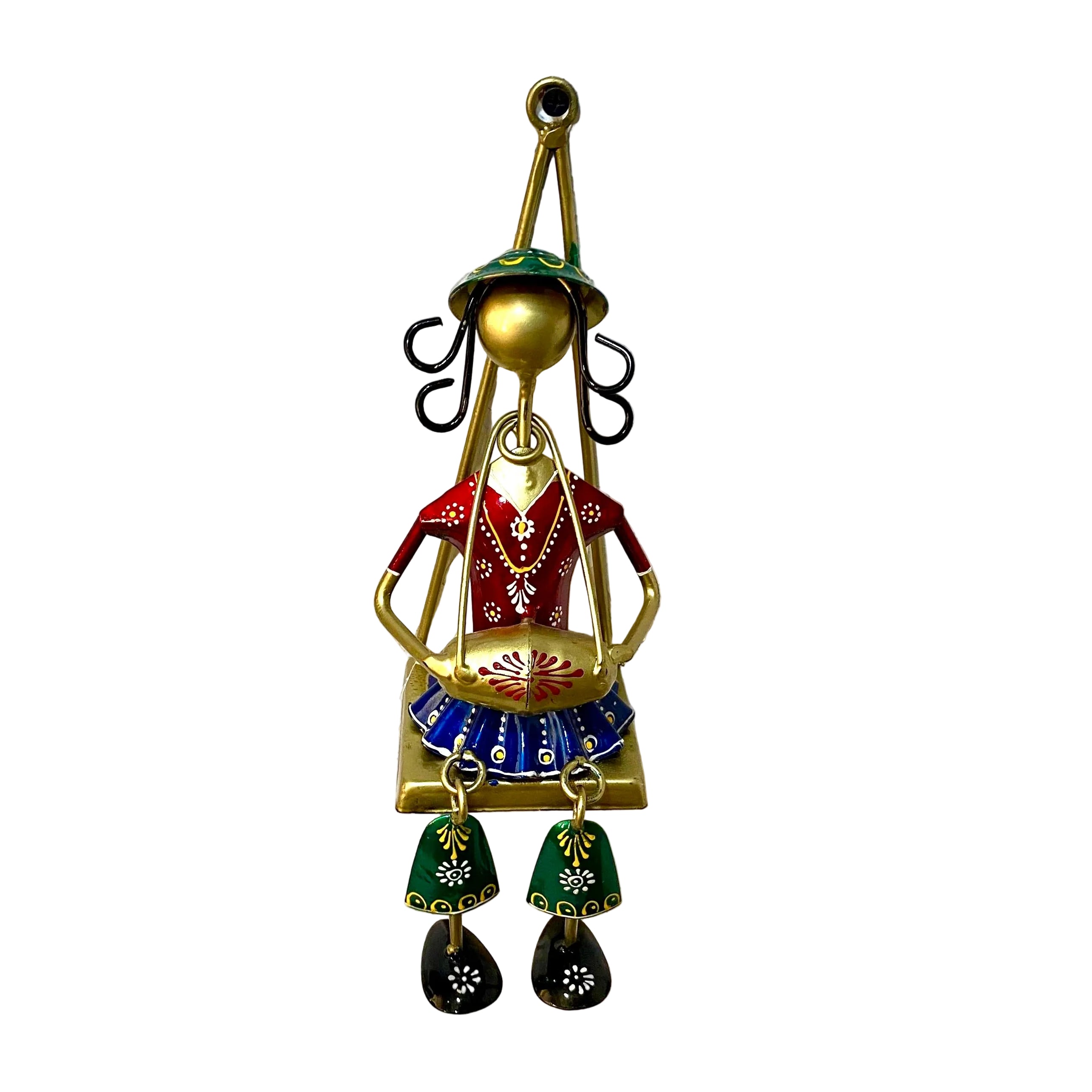 Hanging Musical Lady Wall Hangings Décor Collectible Handicrafts From Tamrapatra