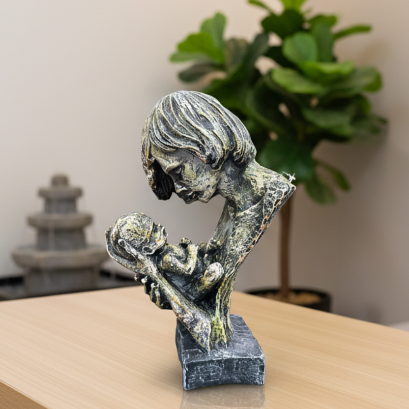 Mother Child Sculpture Extraordinary Love Symbol Beautiful Art Tamrapatra - Tamrapatra