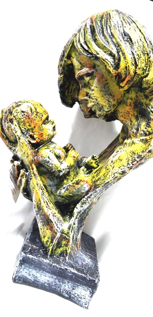 Mother Child Sculpture Extraordinary Love Symbol Beautiful Art Tamrapatra