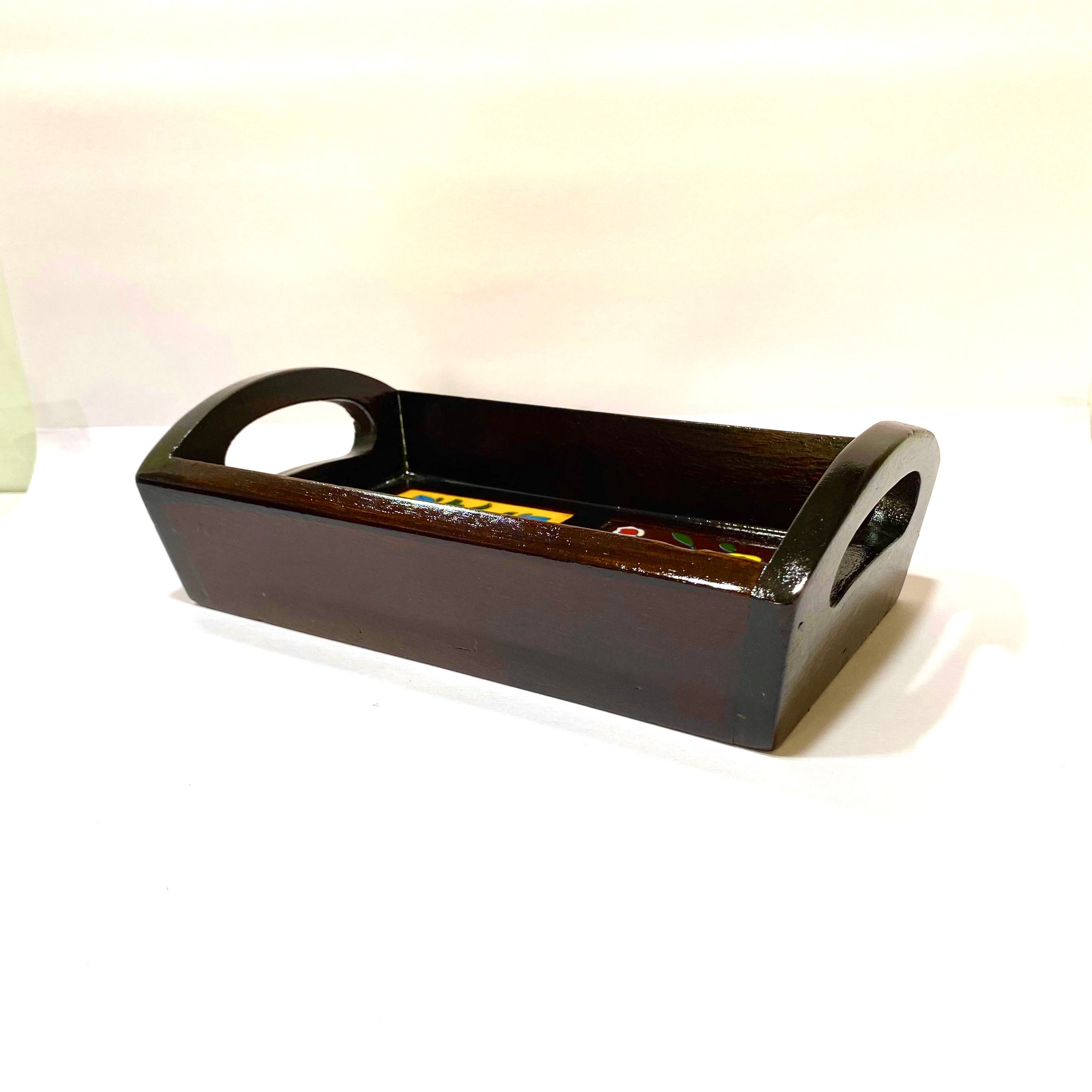 Flower Designed With Blue Pottery Tiles Handcrafted Kitchen Utility By Tamrapatra