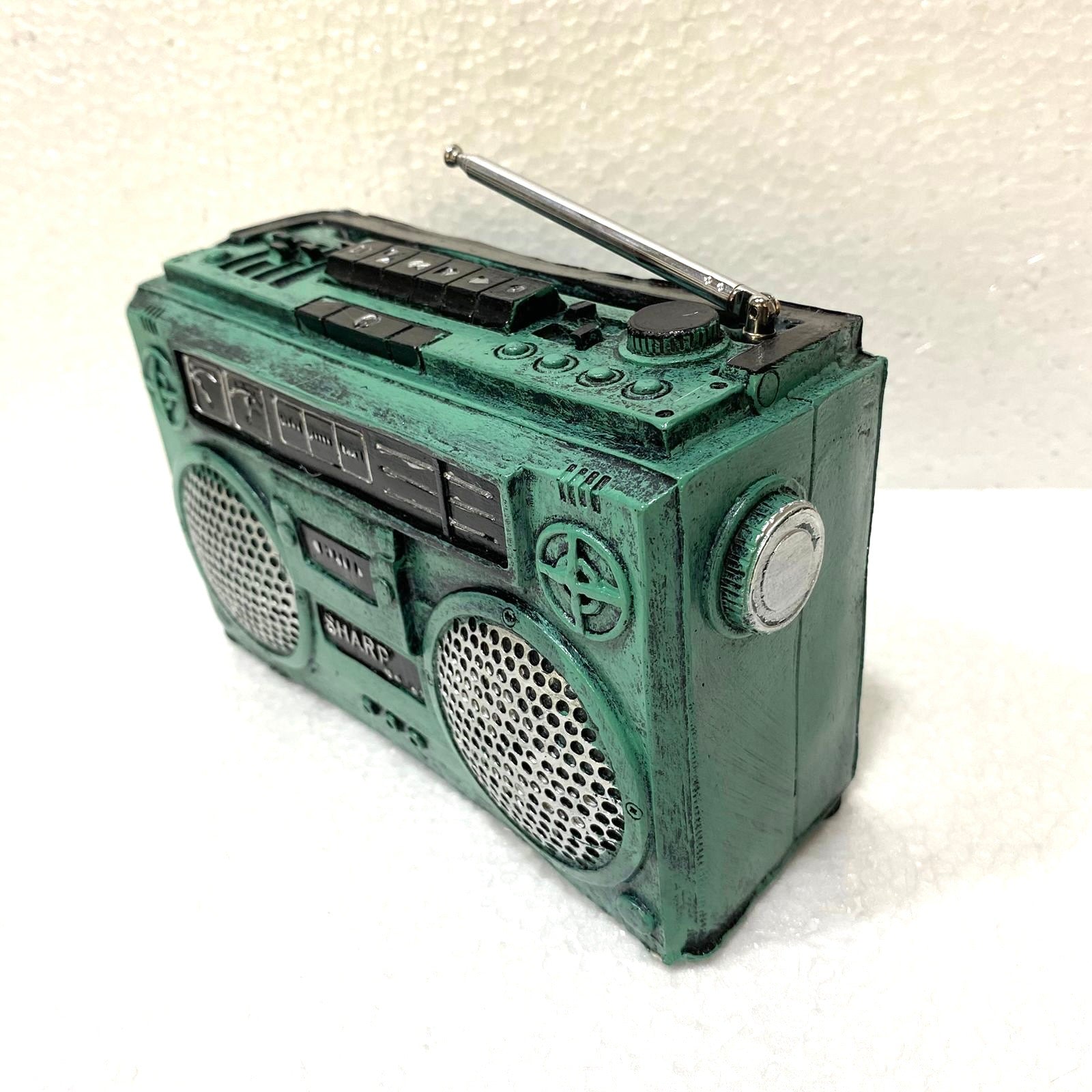 Vintage Replica Of Radio Telephone Sewing Machine Hand Crafted By Tamrapatra