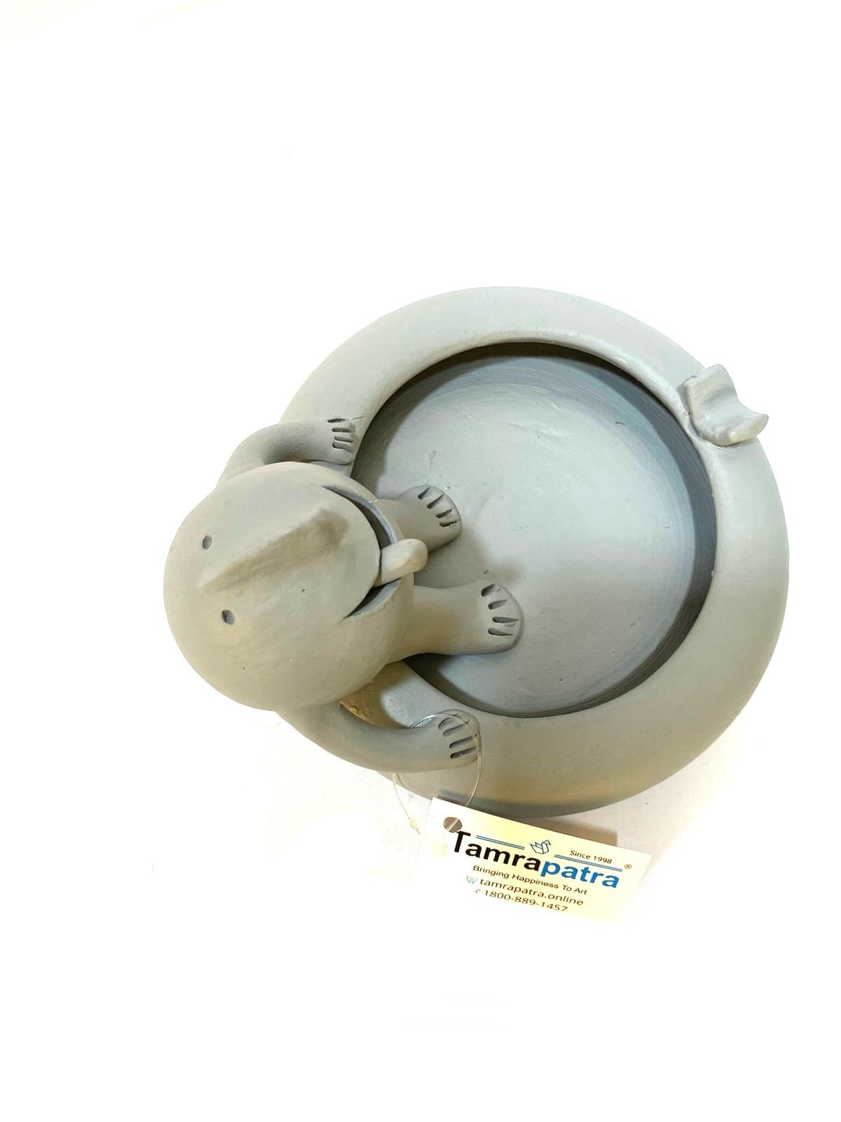 Clay Man Figures In Bath Pool Noteworthy Light Shades Handmade Only At Tamrapatra - Tamrapatra