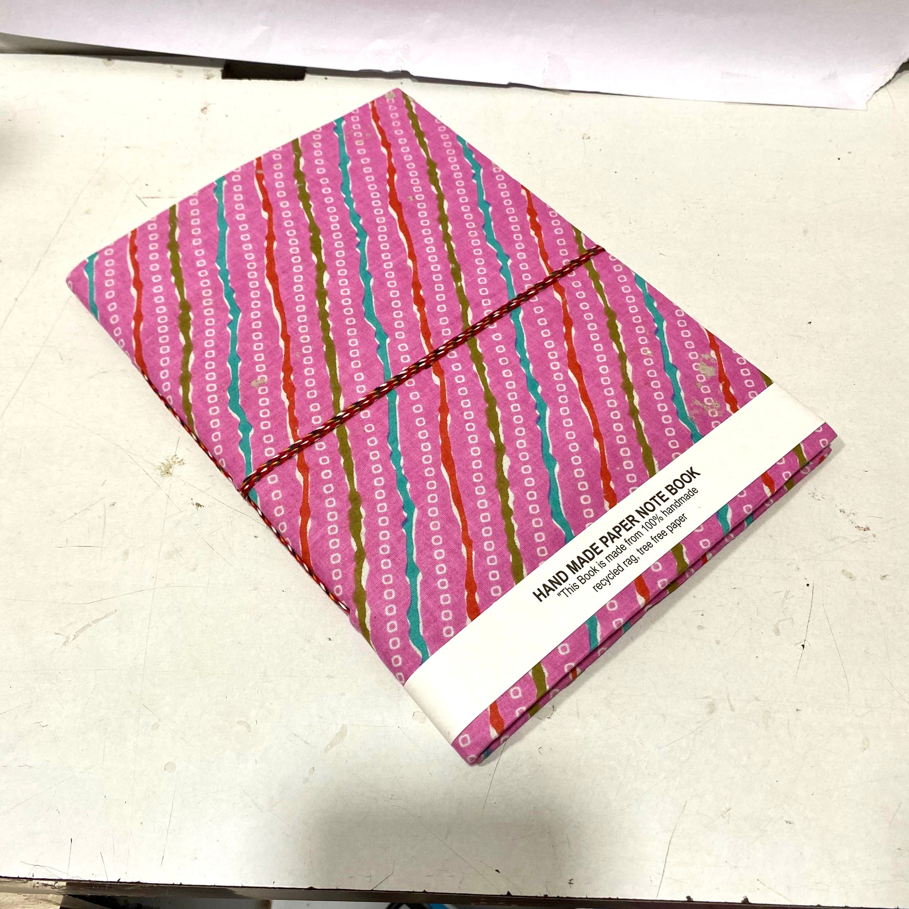 Handmade Paper Diary Gifting Collection Floral Cloth Painting XL Tamrapatra