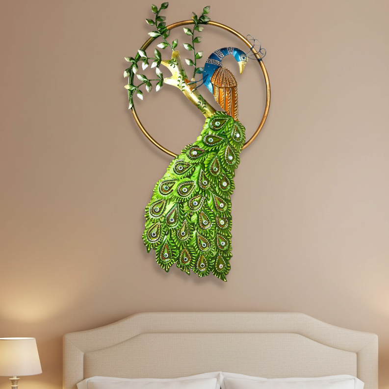 Wall Ring Peacock Wall Décor Metal Artwork Home Design Ideas By Tamrapatra - Tamrapatra