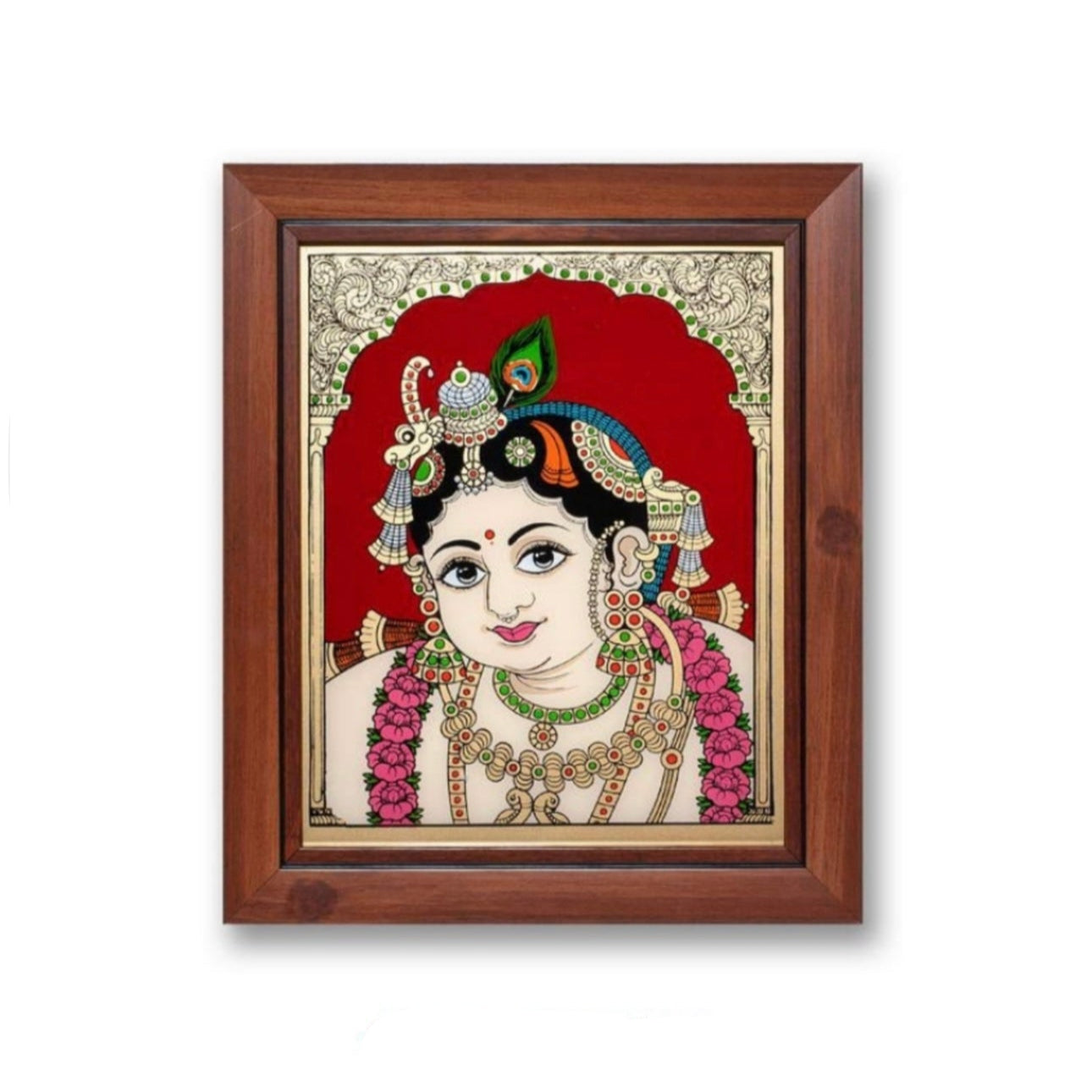 Religious Tanjore Reverse Glass Painting Wall Art In Various Designs By Tamrapatra