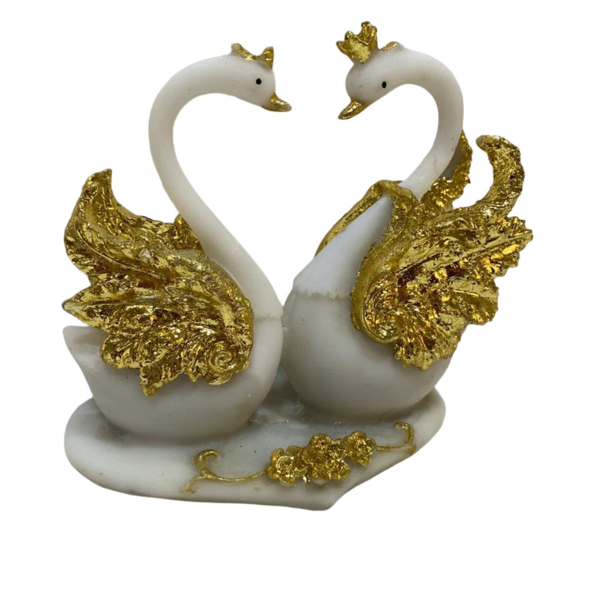 Love Birds Swan Pair Resin Art Home Decor Showpiece New Models By Tamrapatra