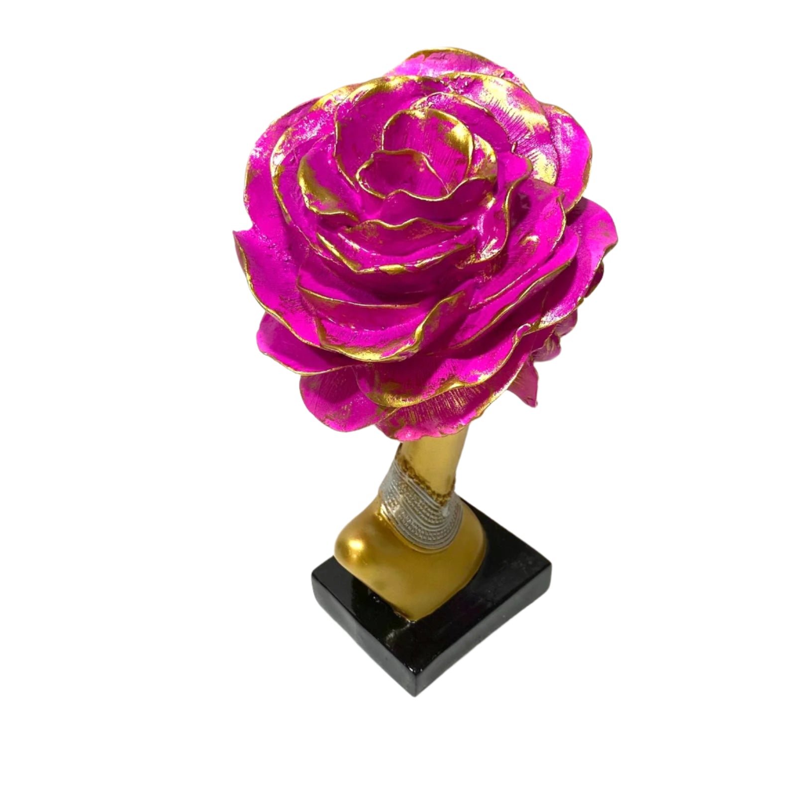 Lady In Pink Hair Gold Shades Interior Design Modern Art Exclusive By Tamrapatra