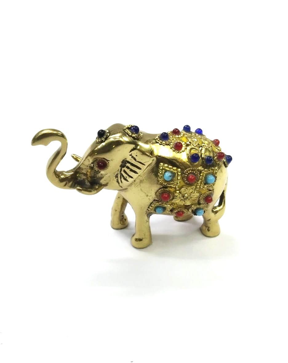 Elephant Brass Animal Collectible Mighty Lovely Gifts Handcrafted By Tamrapatra