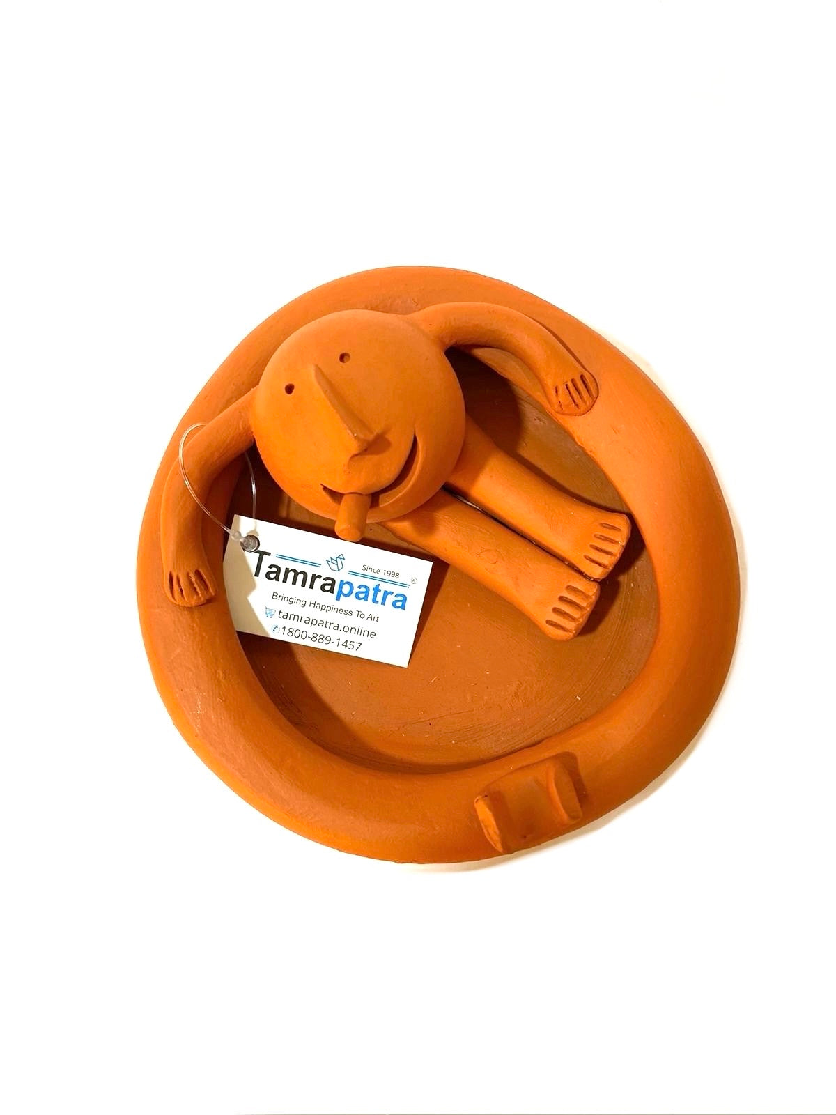 Clay Man Figures In Bath Pool Noteworthy Light Shades Handmade Only At Tamrapatra - Tamrapatra