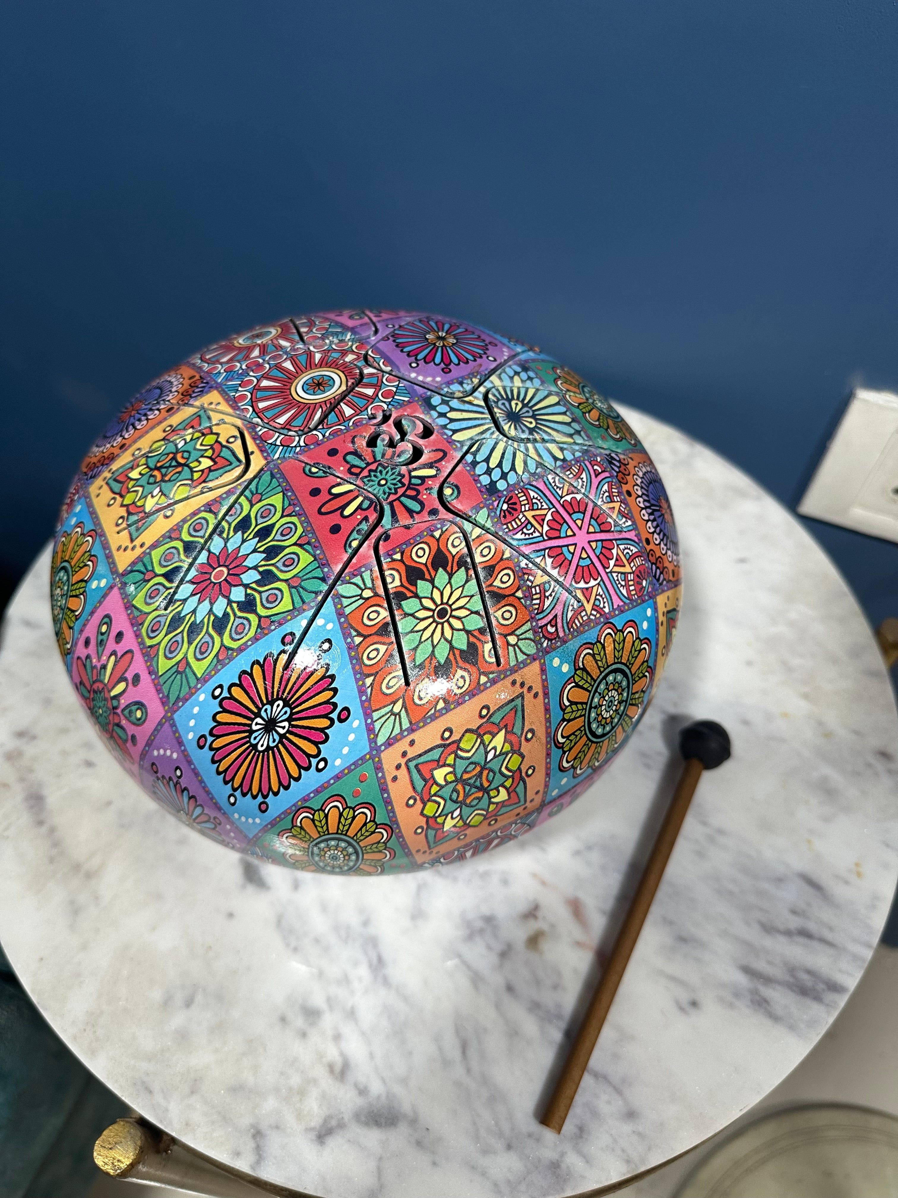 HAPI Happy Drum With Bag Musical Sound Therapy Unique Collection By Tamrapatra