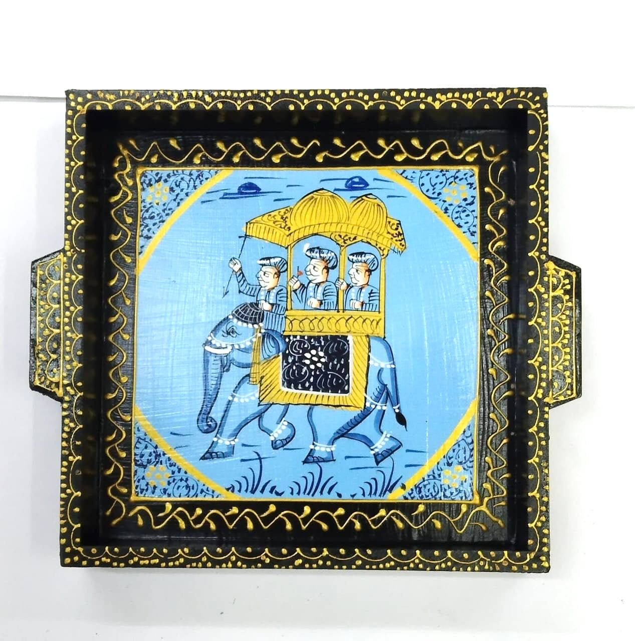 Royal Tray Series Hand Painted & Crafted With Precision Various Designs By Tamrapatra - Tamrapatra