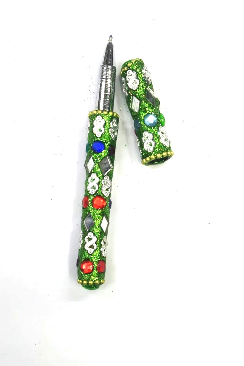 Mirror Pen In Various Shades Handcrafted Exclusive Collection From Tamrapatra