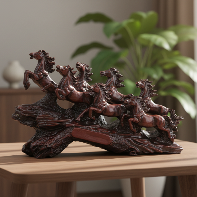 7 Running Horses Sculpture With Classic Shades & New Models From Tamrapatra - Tamrapatra