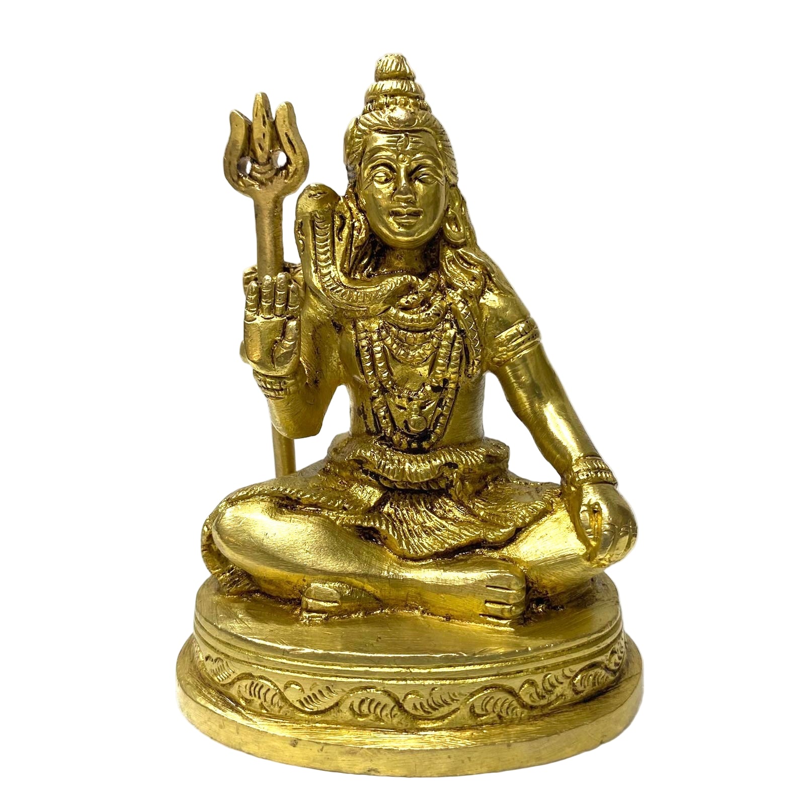 Lord Shiv Brass Idols " Maha Dev" Premium Finish Statues Gifts By Tamrapatra