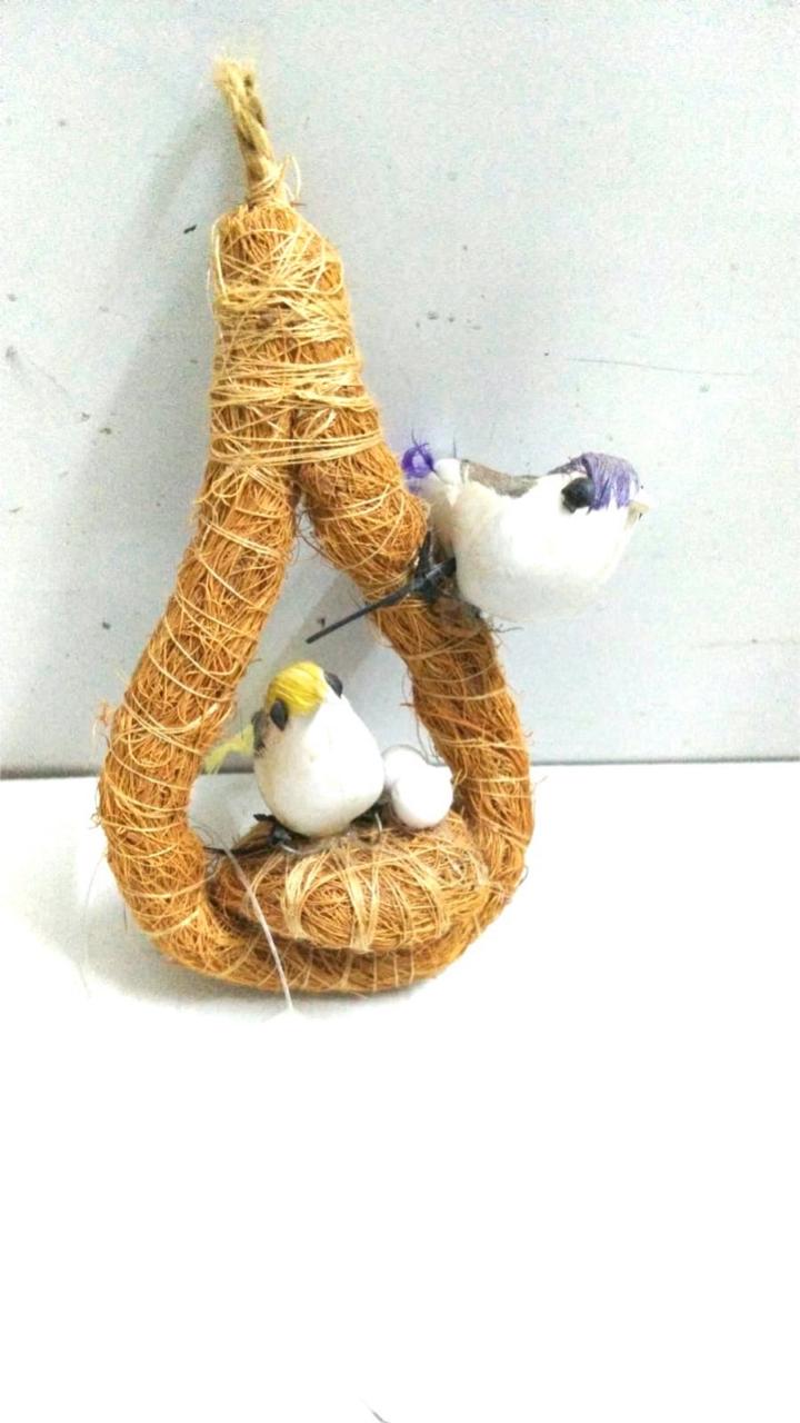 Bird Nest Hanging Attractive Garden & Home Decoration Made in India By Tamrapatra