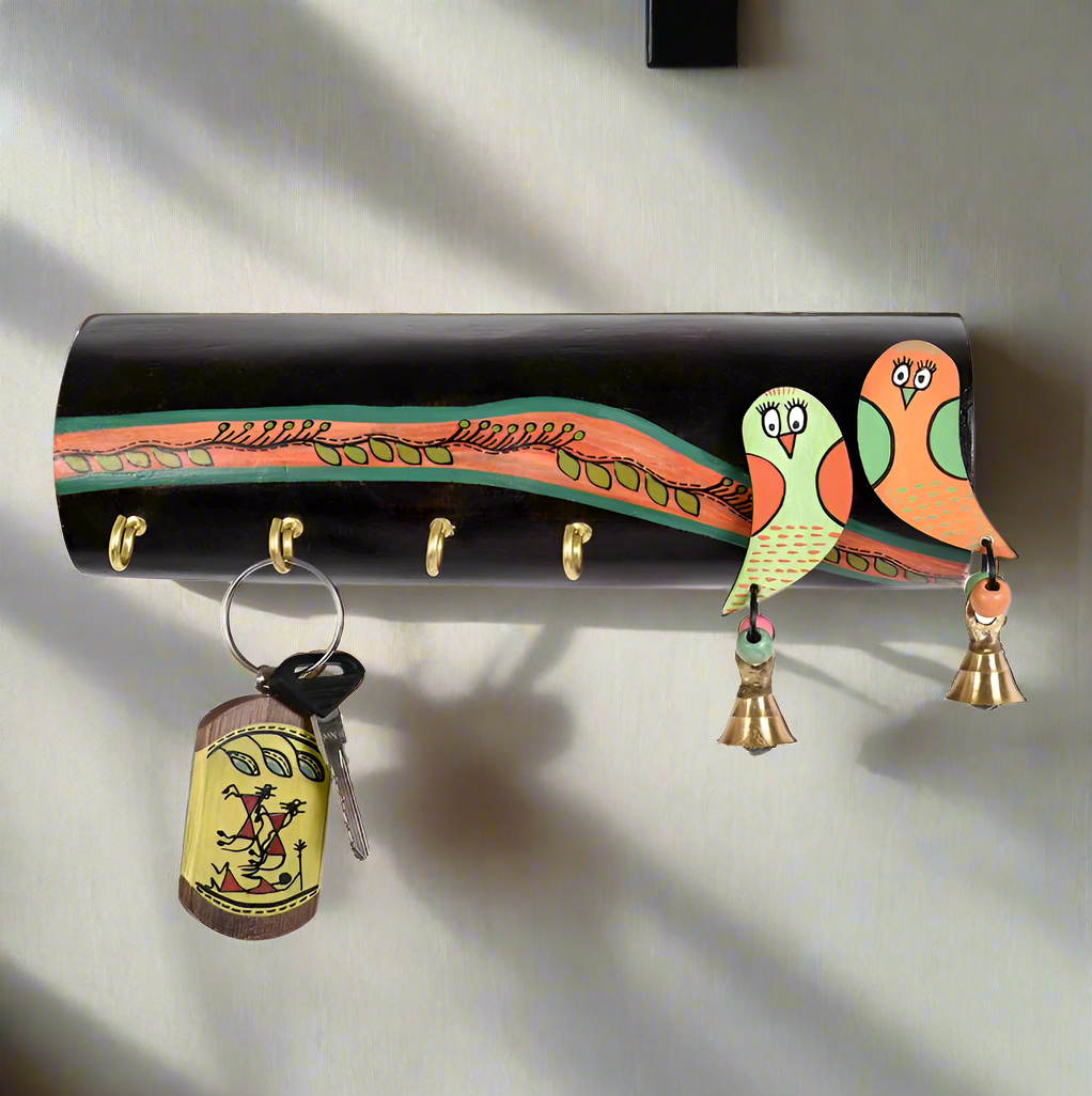 Bird Lovers Bring This Colorful Key Holder To Design Your Walls From Tamrapatra