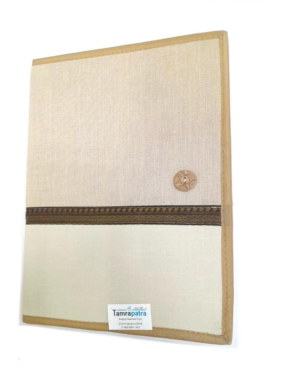 Unique Style Folder With Easy Button To Open Store Stationary Handmade Tamrapatra