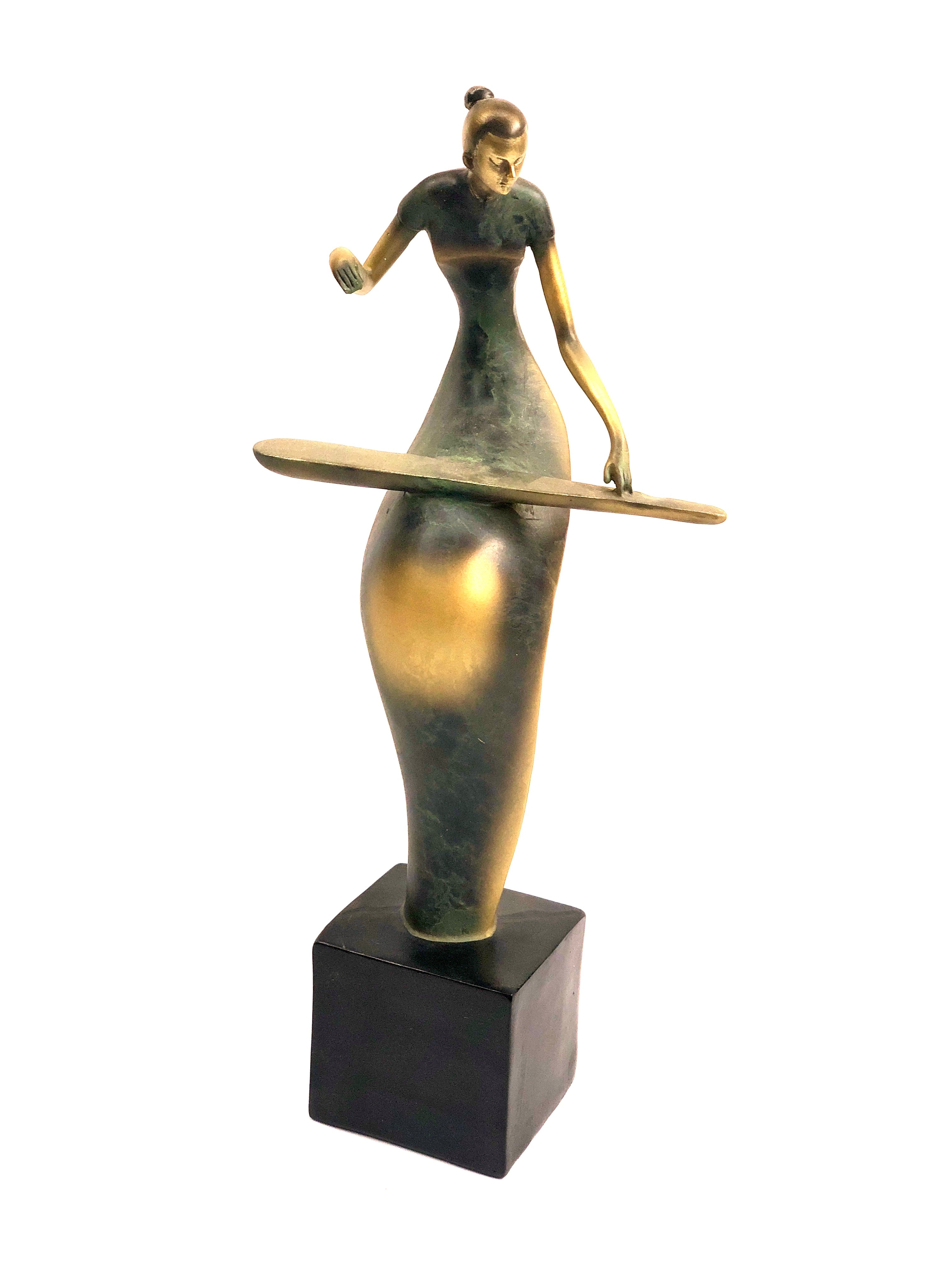 Exclusive Girl Series Modern Resin Sculpture With Musice Theme By Tamrapatra