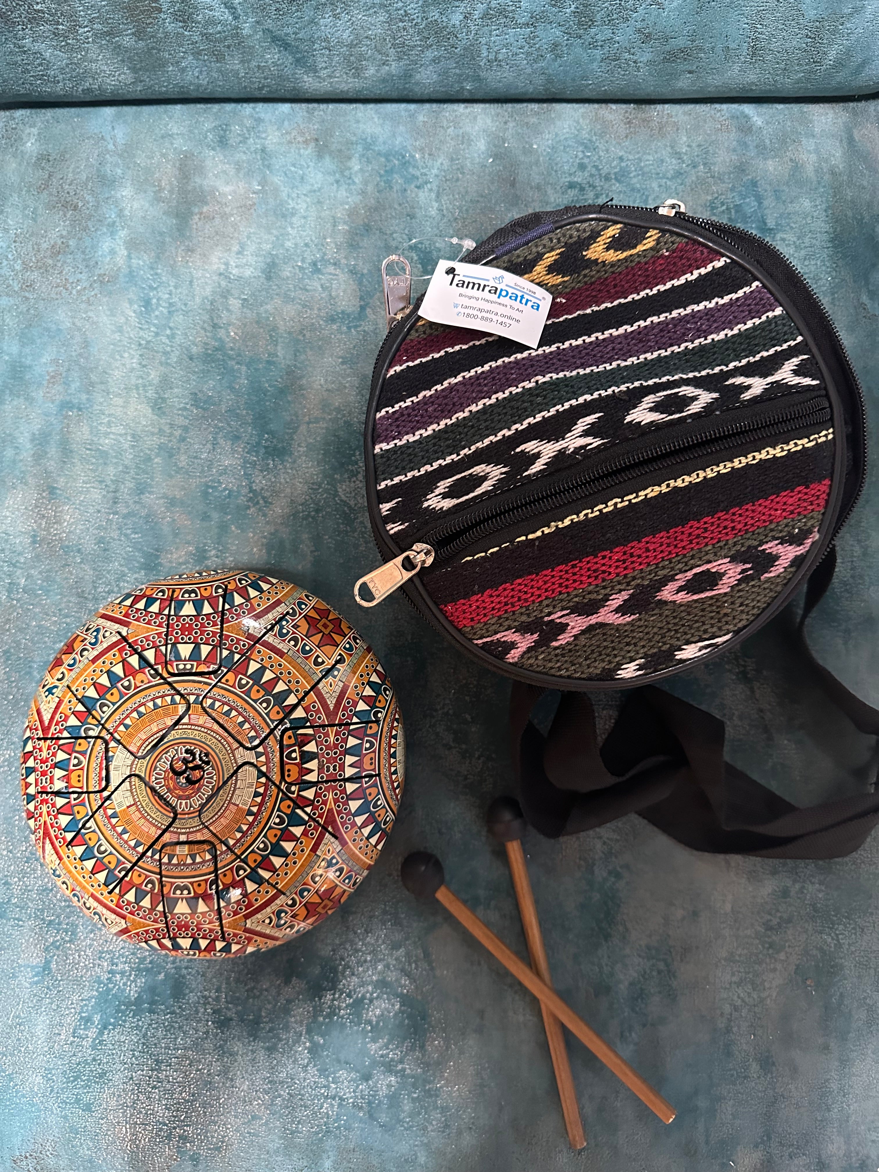 HAPI Happy Drum With Bag Musical Sound Therapy Unique Collection By Tamrapatra