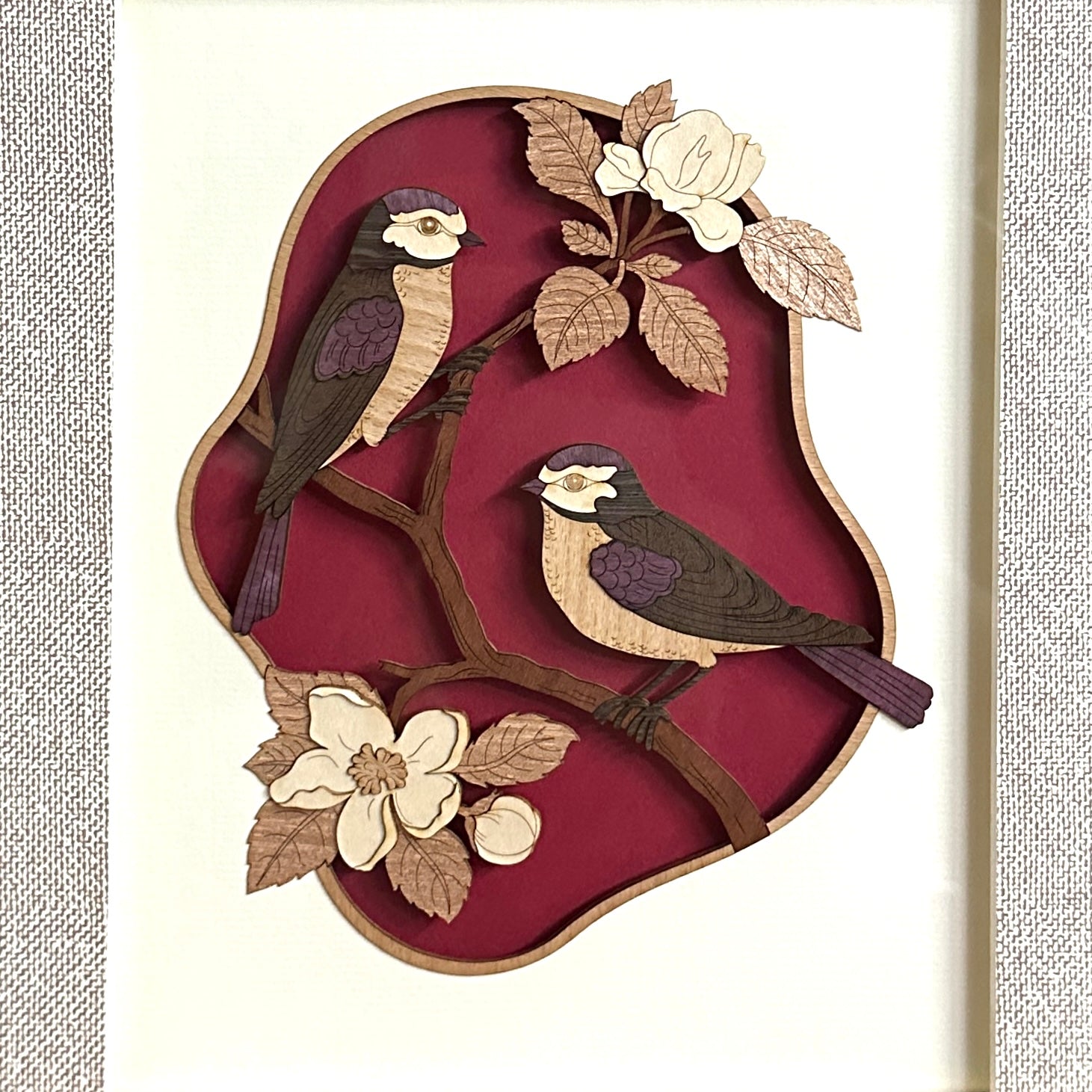 Classic Wooden Frame Depicts Birds Concept Wall Hangings Now At Tamrapatra