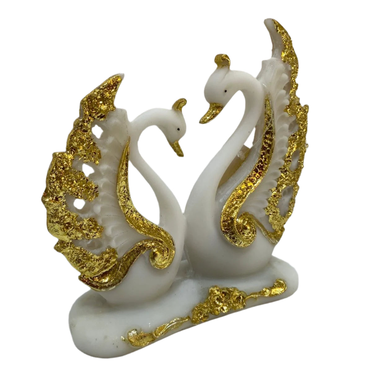 Love Birds Swan Pair Resin Art Home Decor Showpiece New Models By Tamrapatra