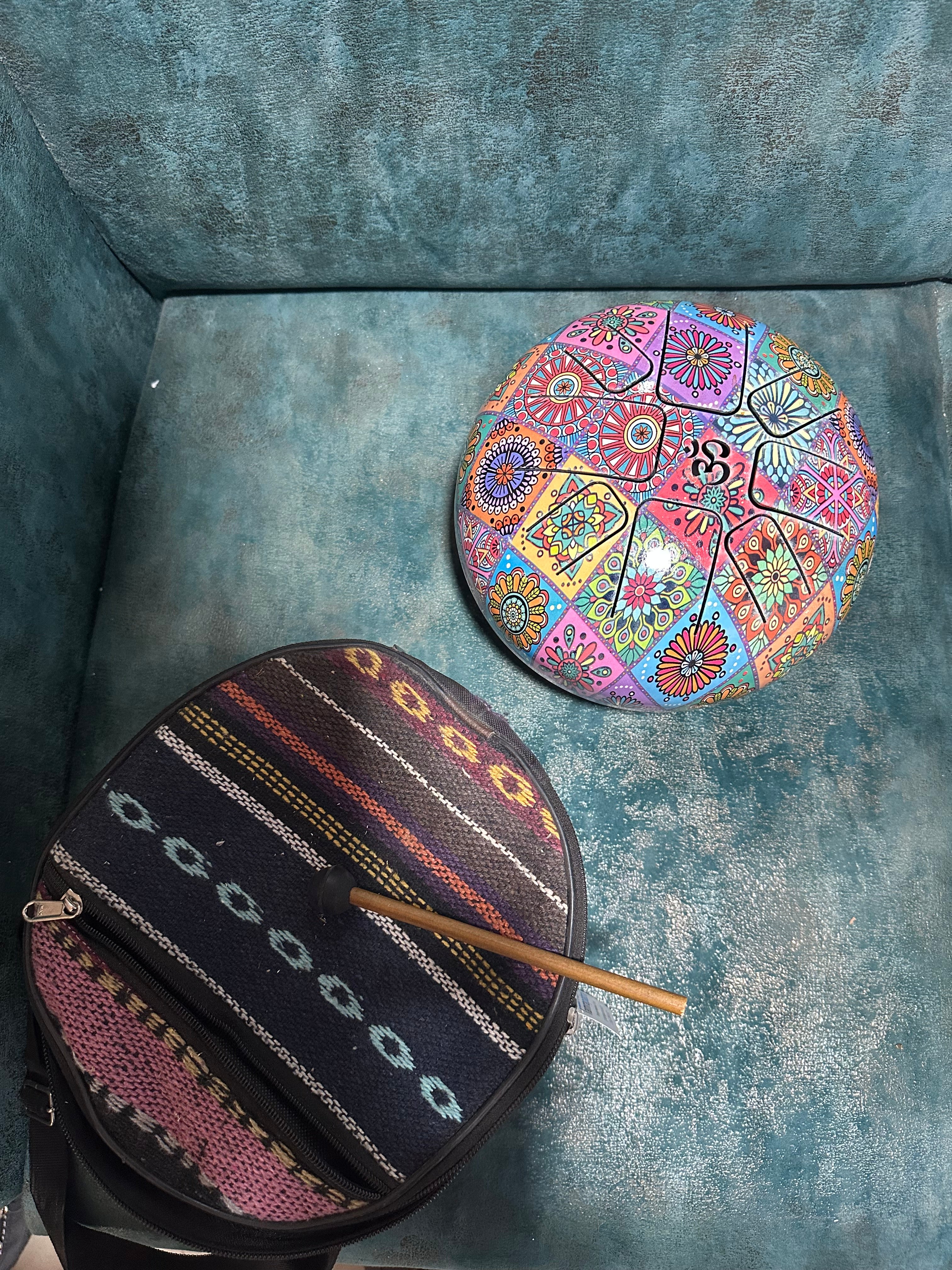 HAPI Happy Drum With Bag Musical Sound Therapy Unique Collection By Tamrapatra