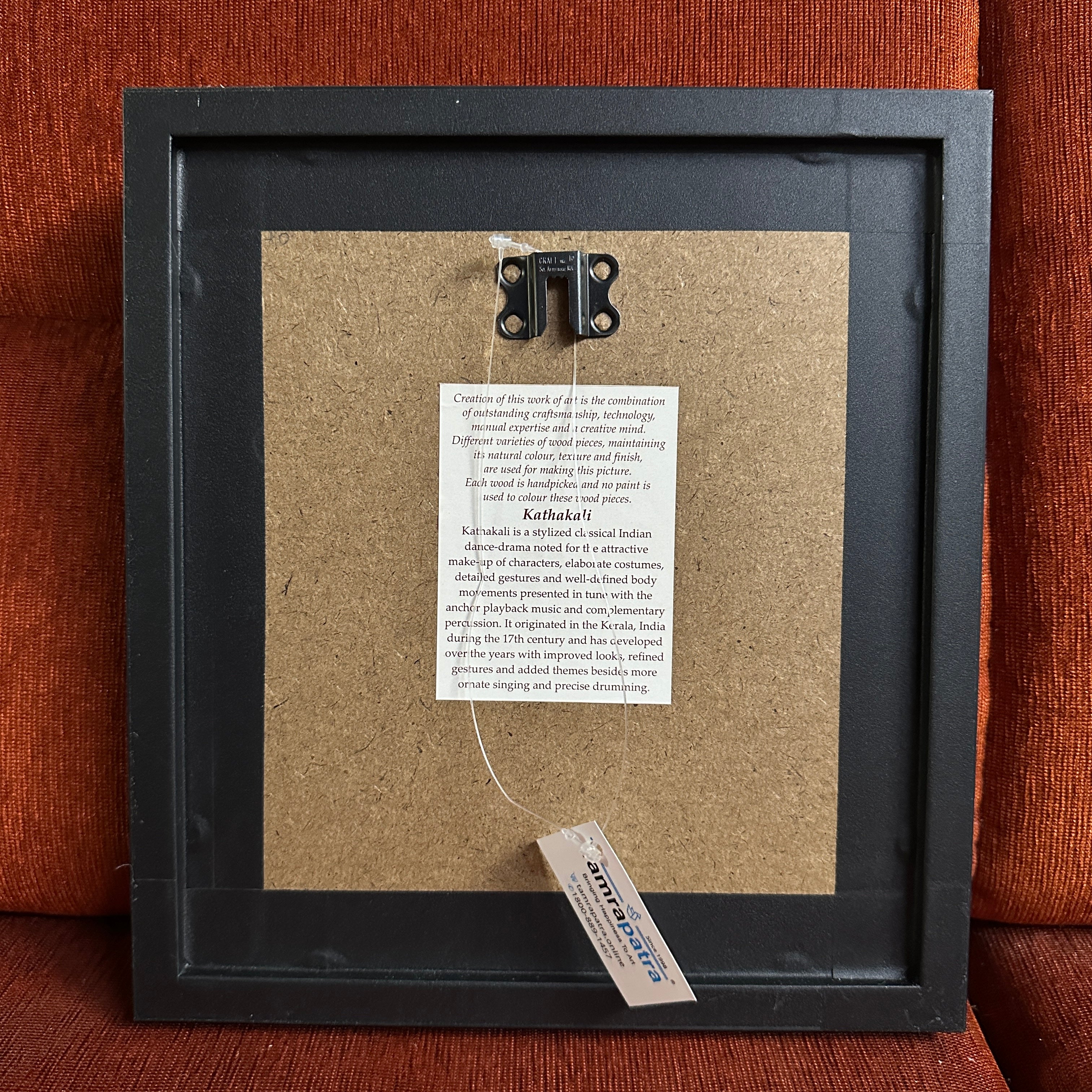 Kathak Bharatnatyam Kathakali Indian Dancer Carved From Wood Tamrapatra