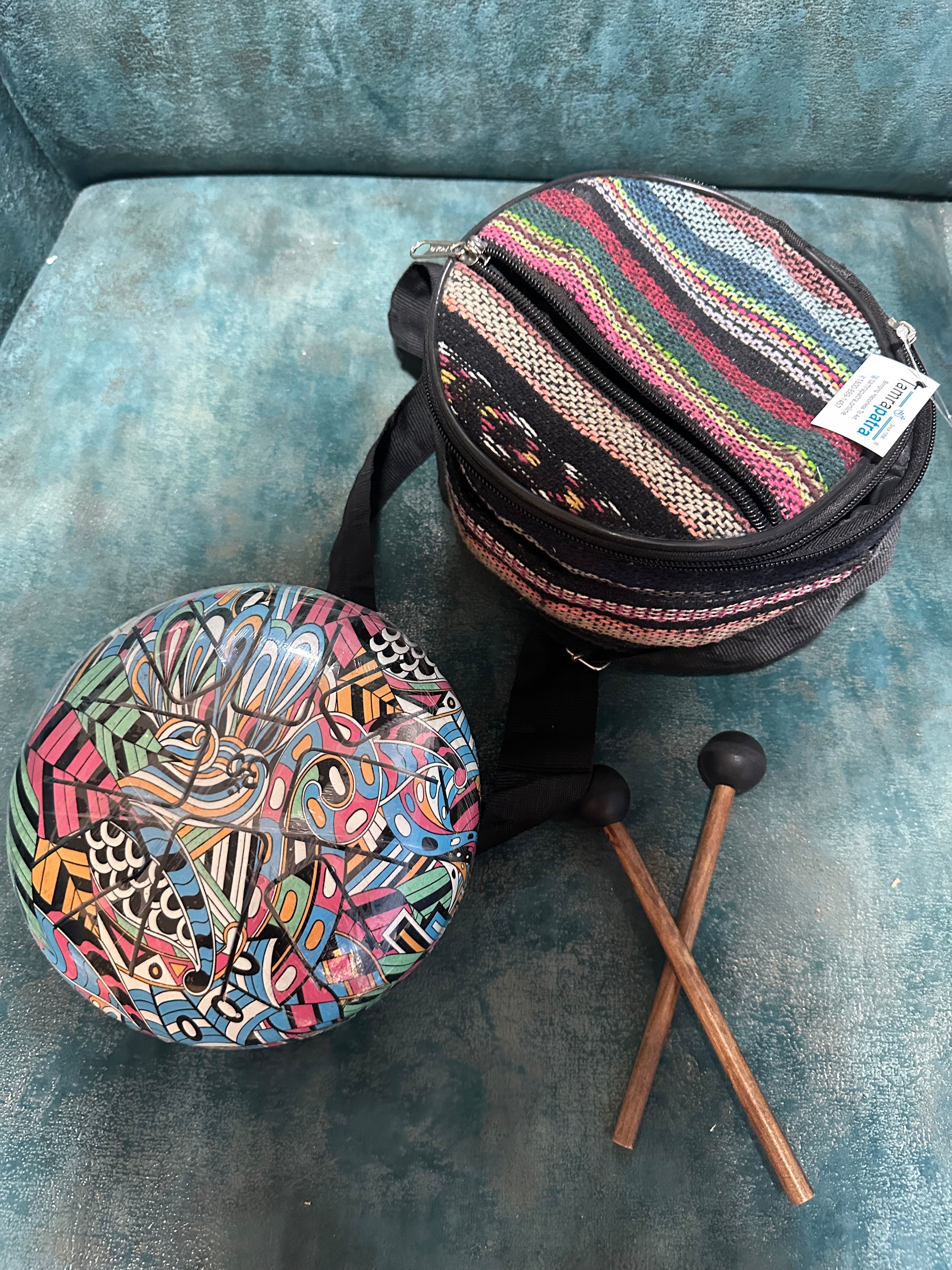 HAPI Happy Drum With Bag Musical Sound Therapy Unique Collection By Tamrapatra