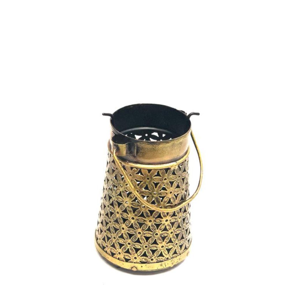 Hanging Kettle Style Tea Light Holder Antique Indian Collection Only At Tamrapatra
