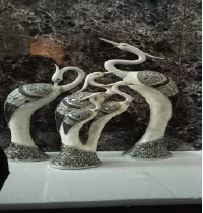 Best Crane Representation Set Of 3 On Resin Art Interior Ideas At Tamrapatra