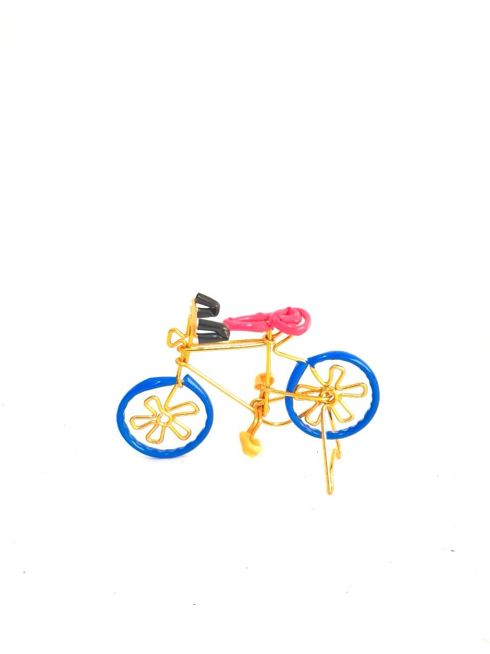 Vintage Cycle In Metal Multicolor Fusion The Collector's Choice By Tamrapatra